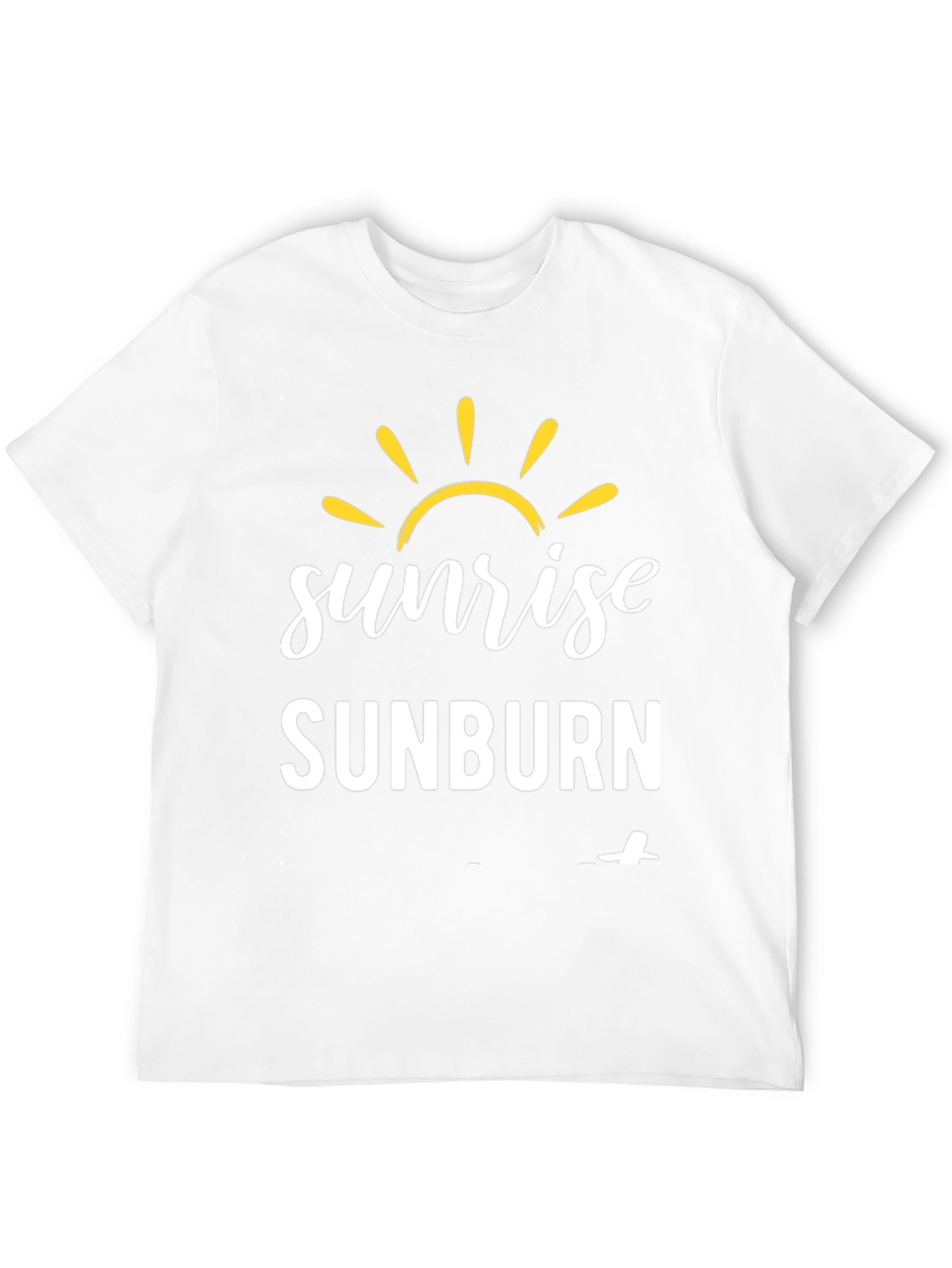 Sunrise Sunburn T-Shirt - Black Graphic Tee