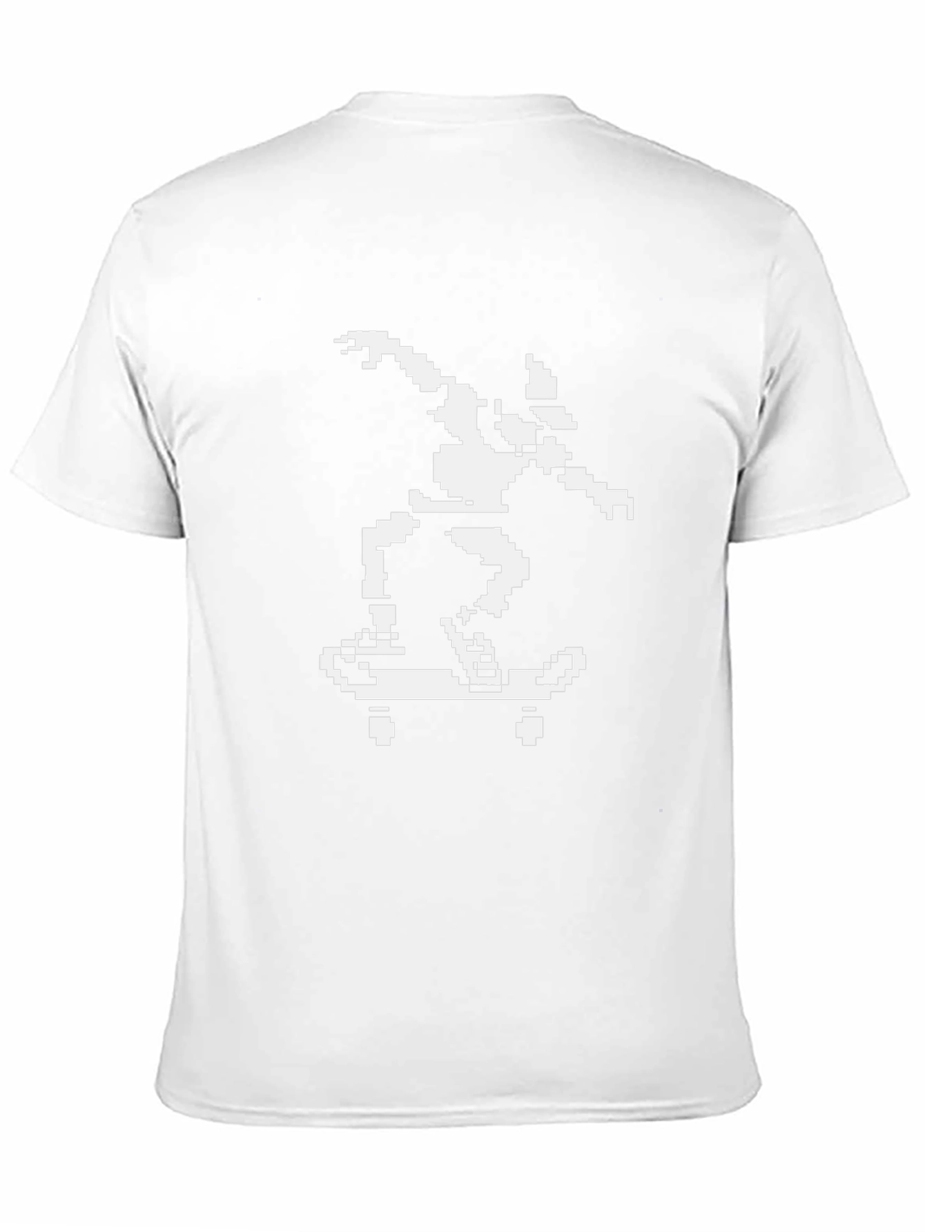Retro 8-Bit Skateboard T-Shirt