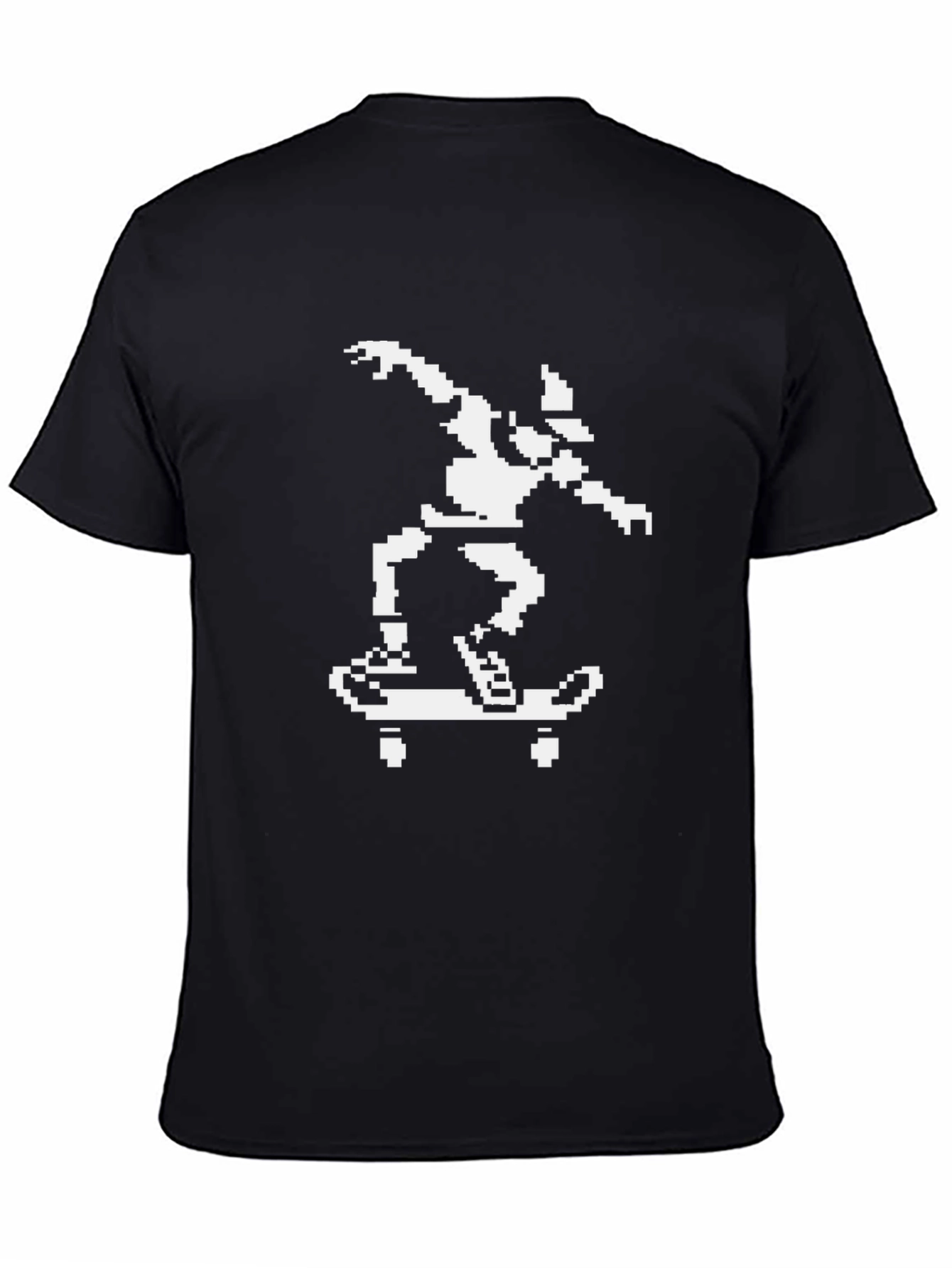 Retro 8-Bit Skateboard T-Shirt