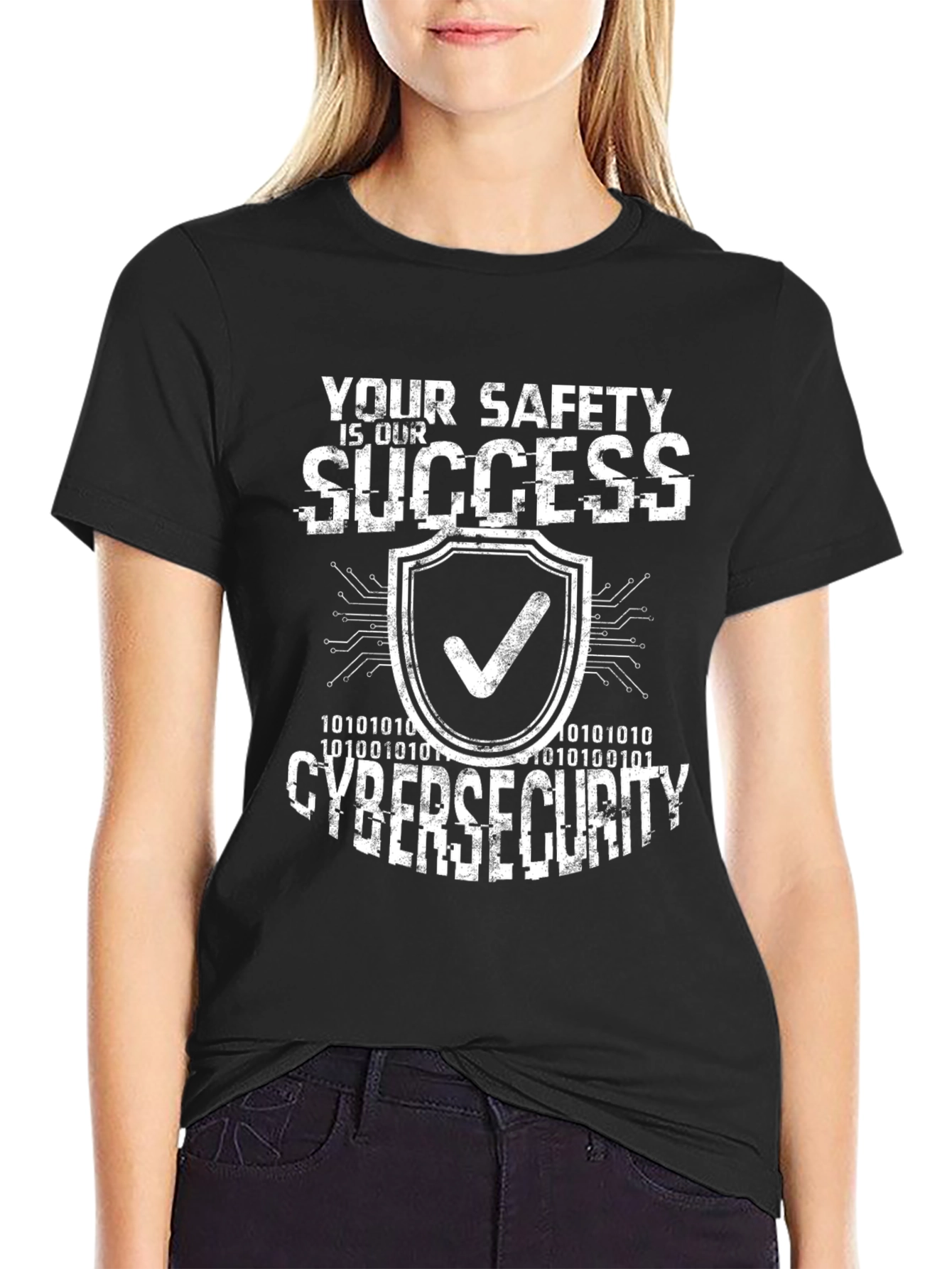 Cybersecurity Safety Success Graphic T-Shirt