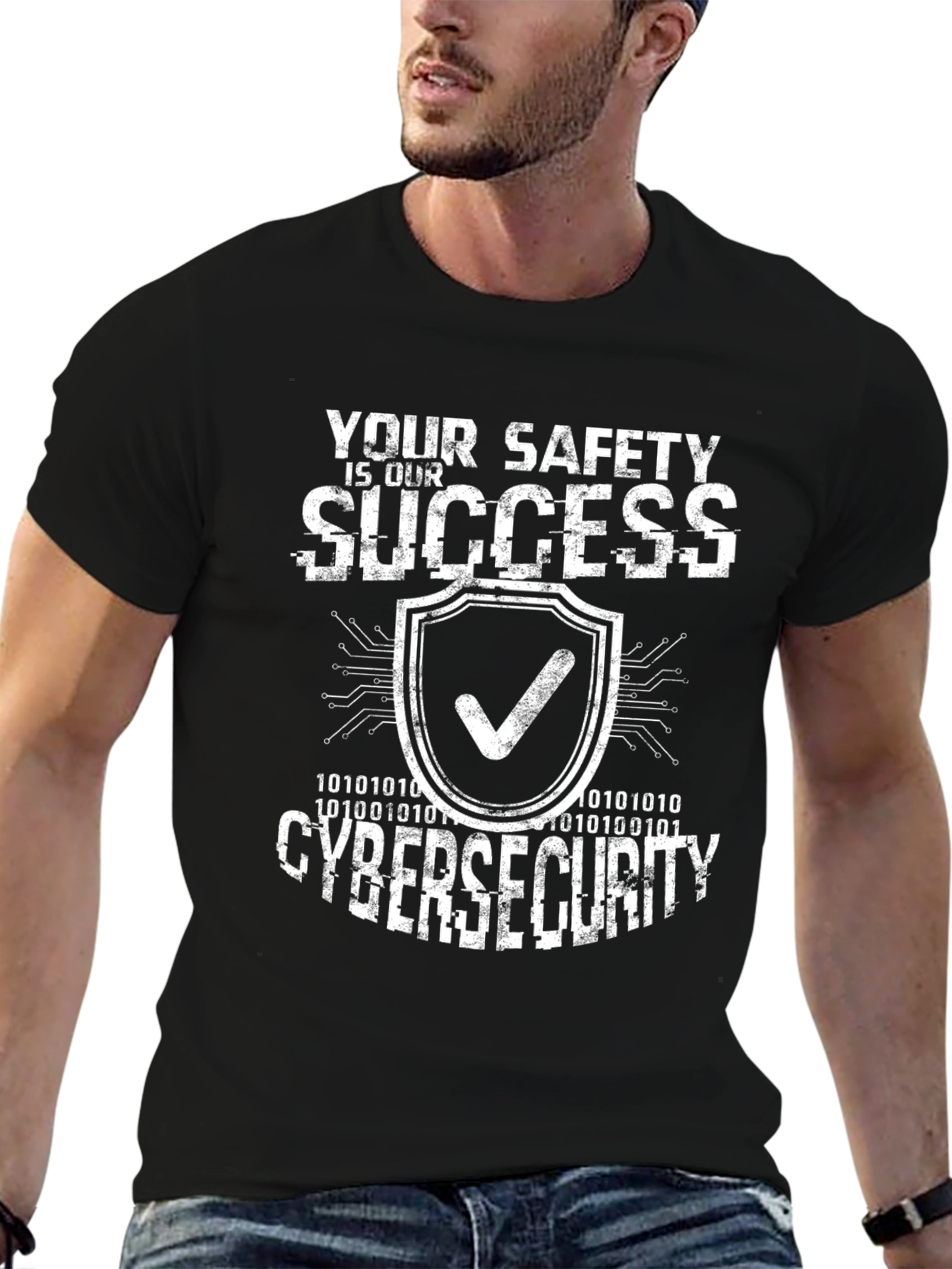 Cybersecurity Safety Success Graphic T-Shirt