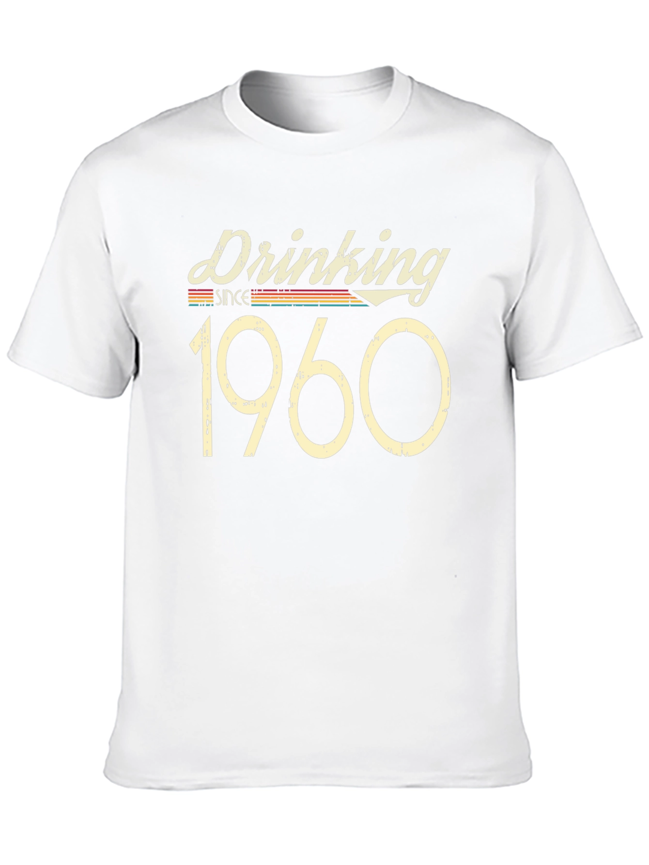 Drinking Since 1960 Mens Black T-Shirt