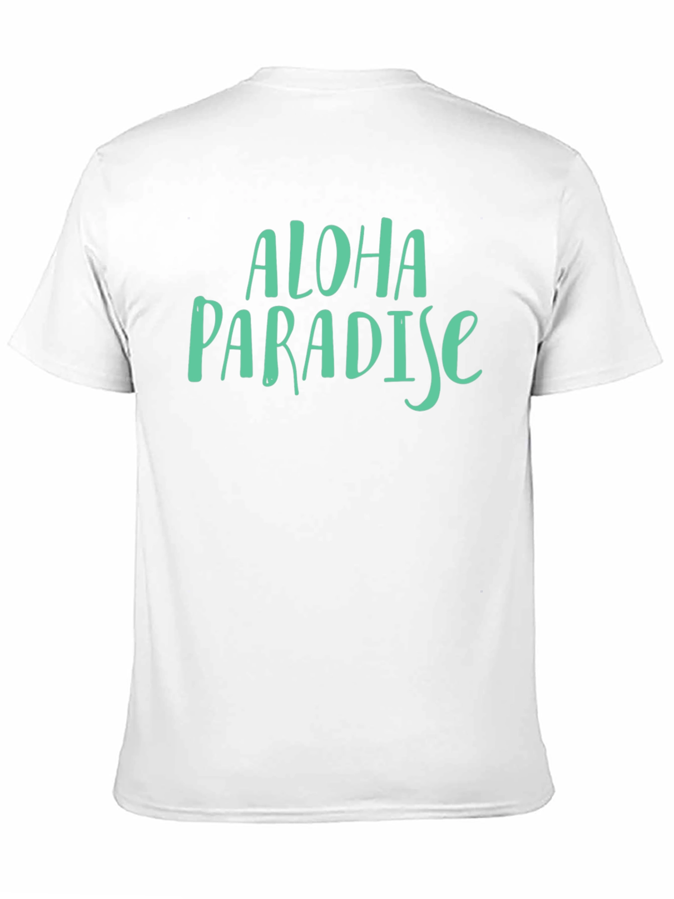 Aloha Paradise Graphic T-Shirt - Casual Black Tee