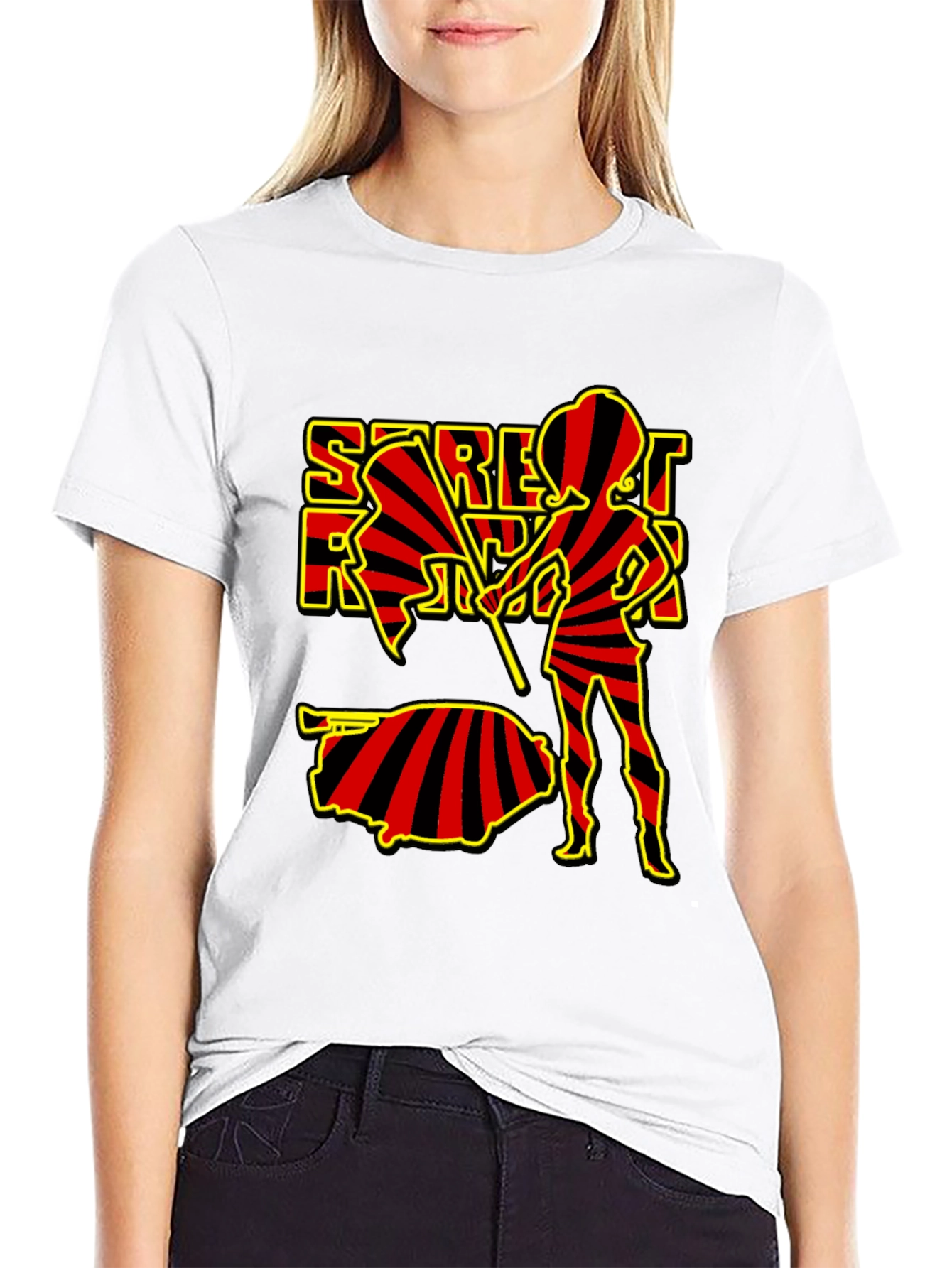 Saratov Russia T-Shirt - Striped Design