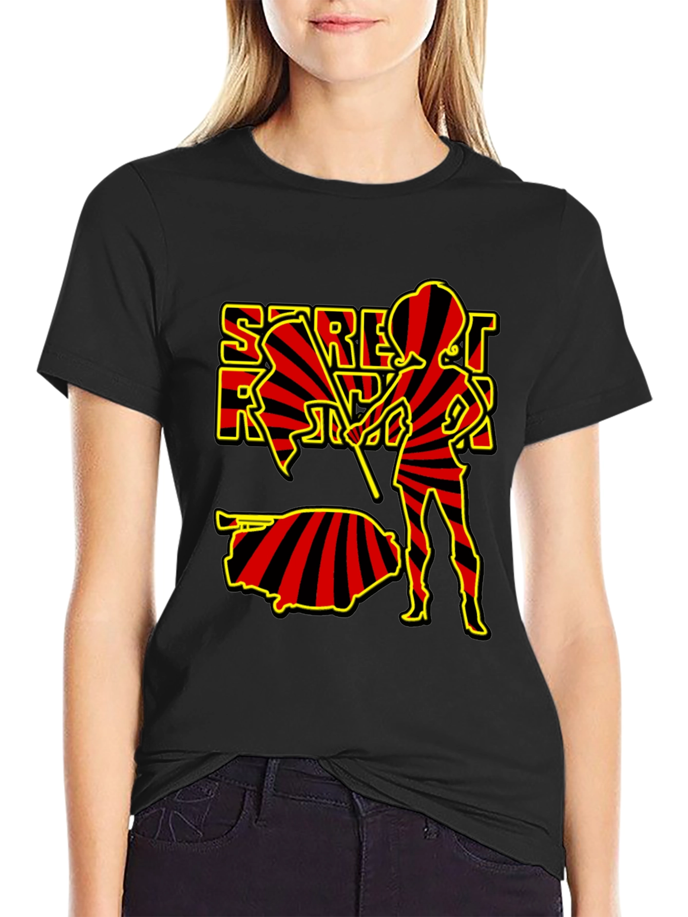 Saratov Russia T-Shirt - Striped Design