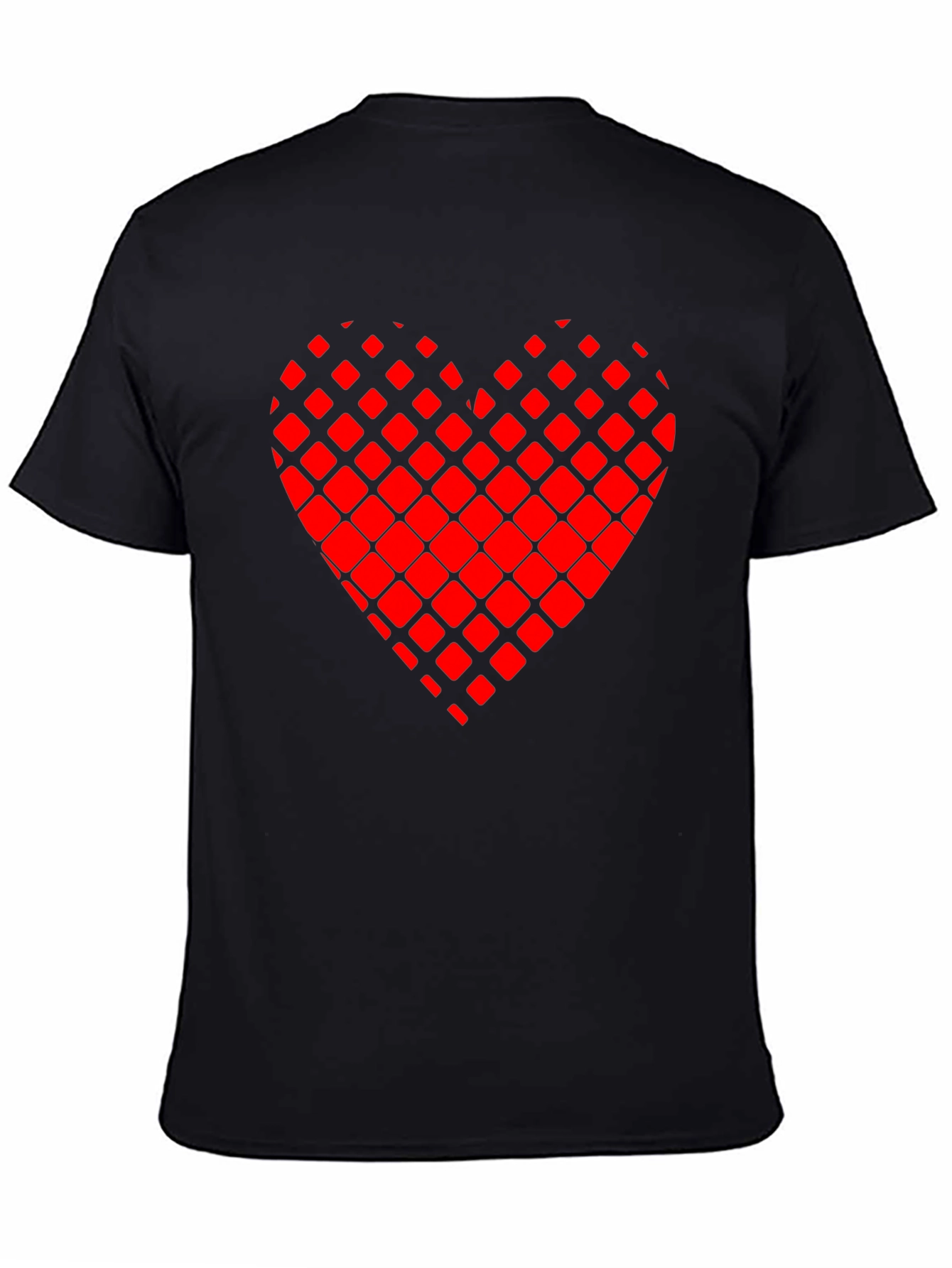 Heart Graphic T-Shirt - Black