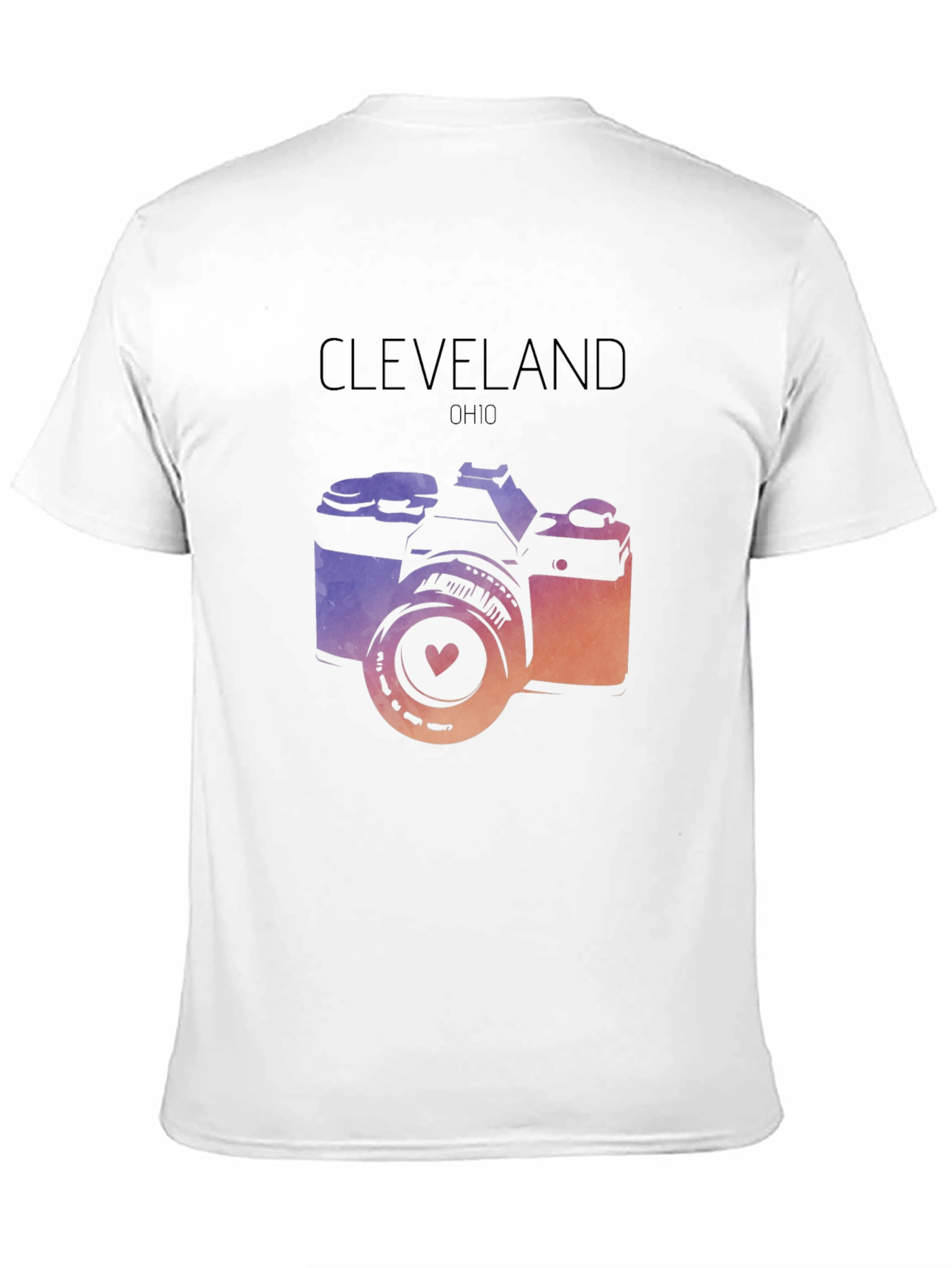 Cleveland Ohio Camera Graphic T-Shirt