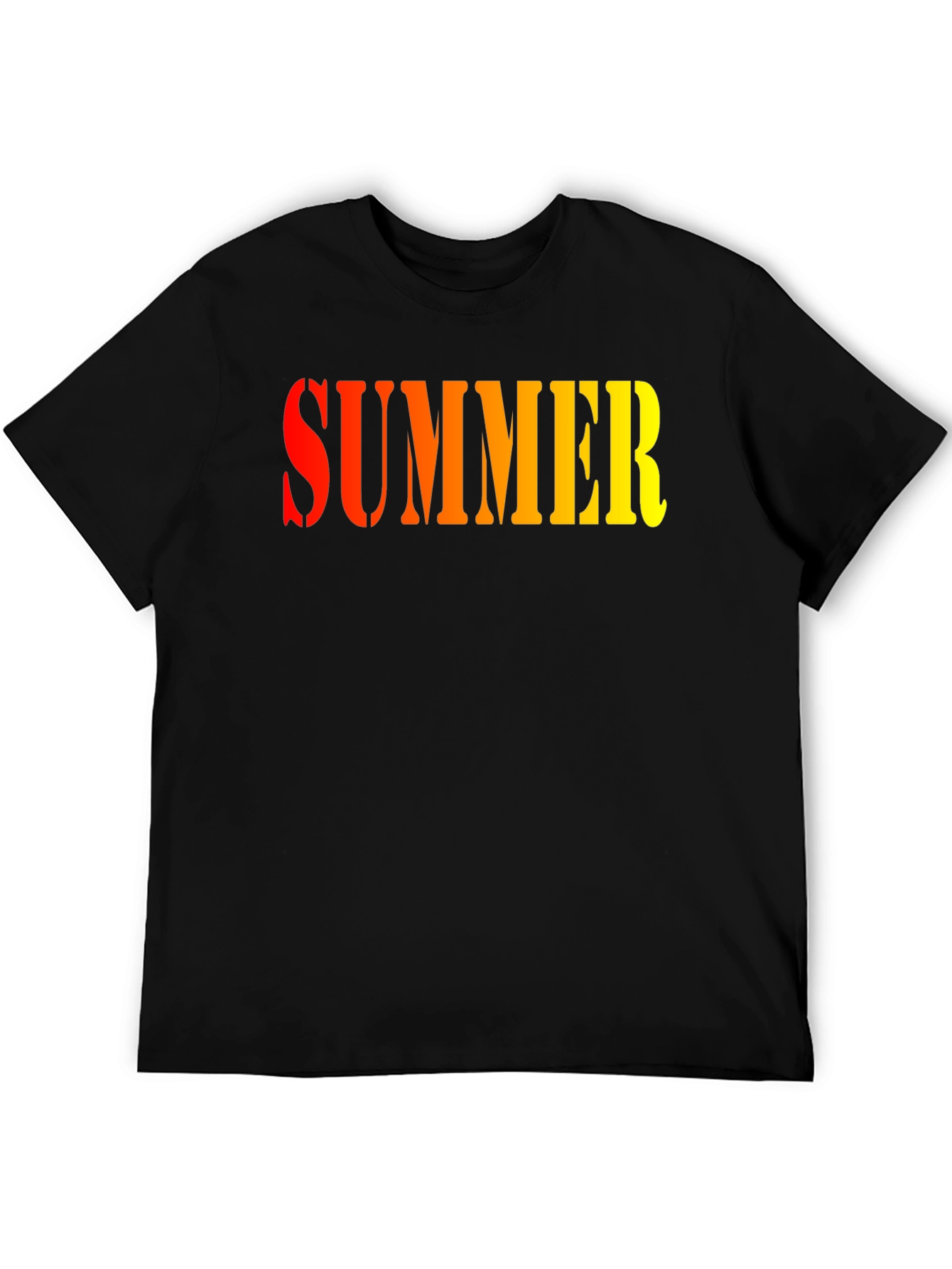 Summer Graphic Tee - Vibrant Gradient Print