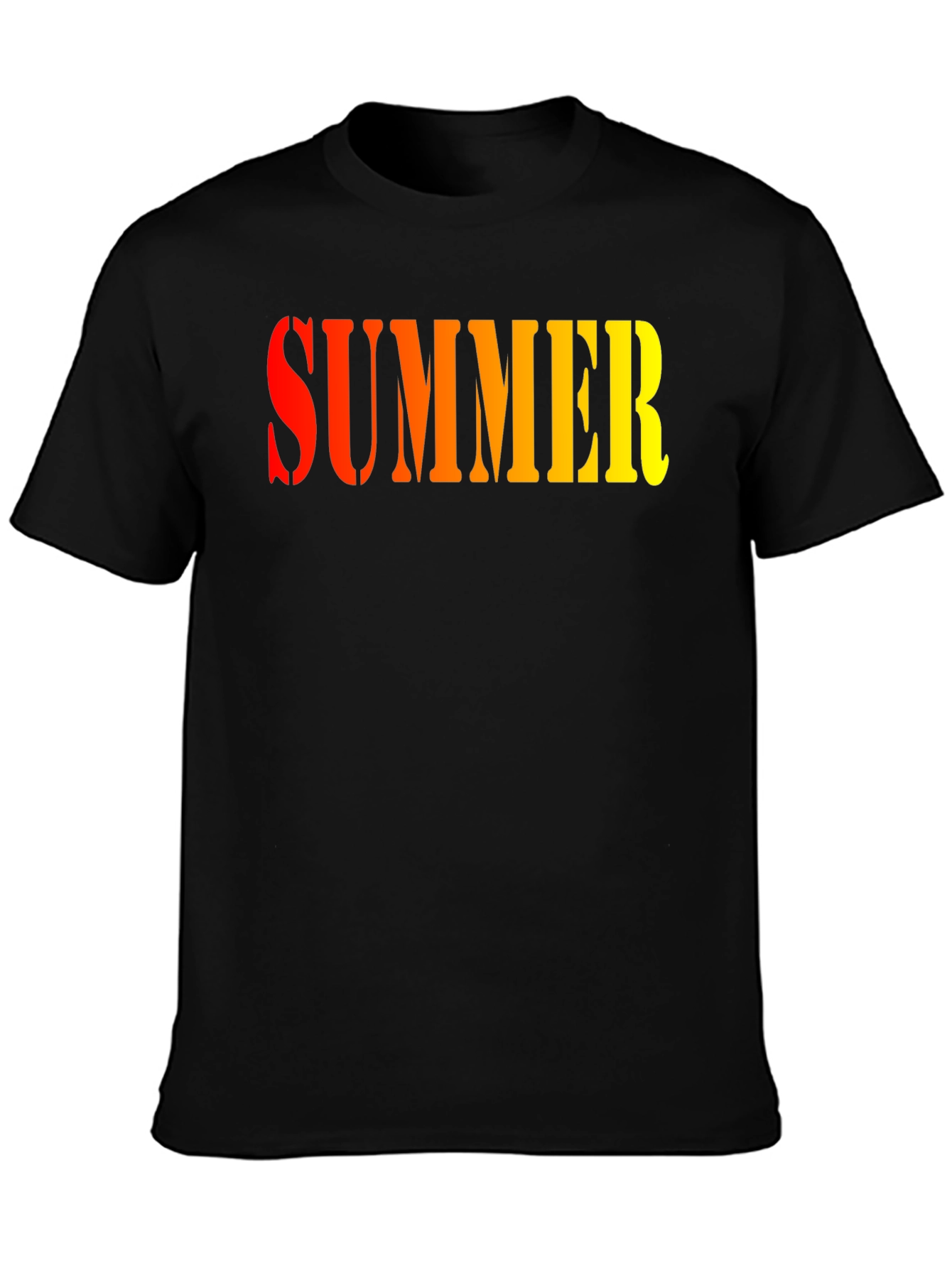 Summer Graphic Tee - Vibrant Gradient Print