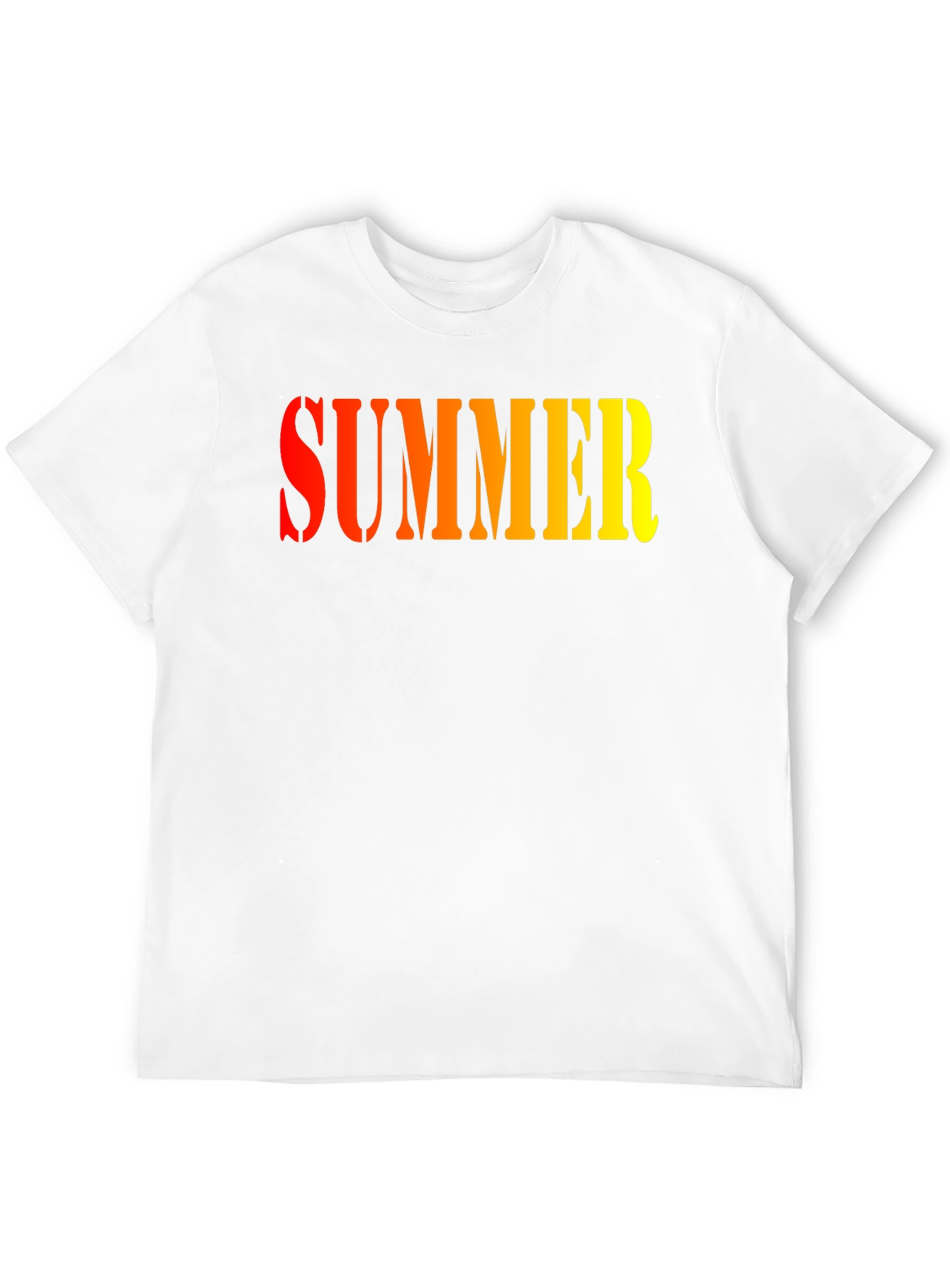 Summer Graphic Tee - Vibrant Gradient Print