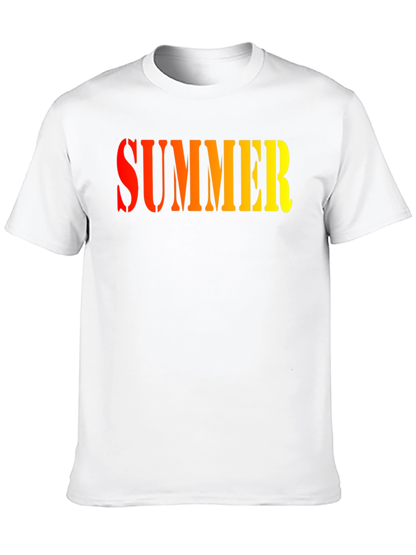 Summer Graphic Tee - Vibrant Gradient Print