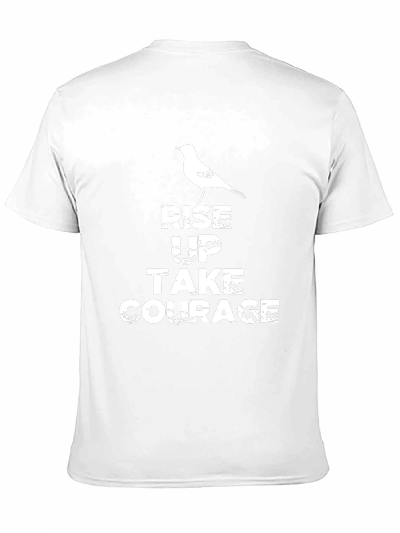 Rise Up Courage Tee - Motivational Graphic T-Shirt