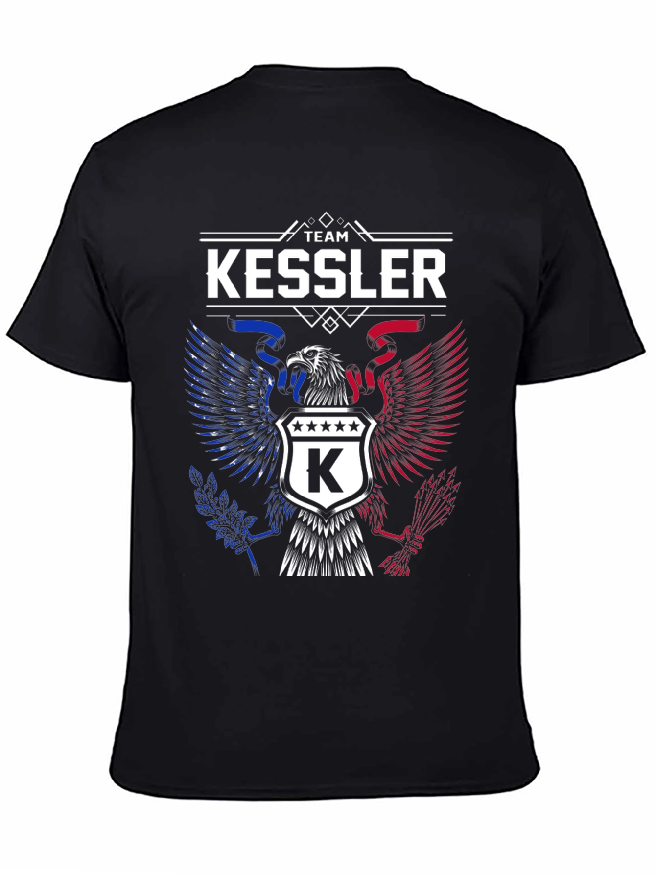 Team Kessler T-Shirt - Patriotic Eagle Design