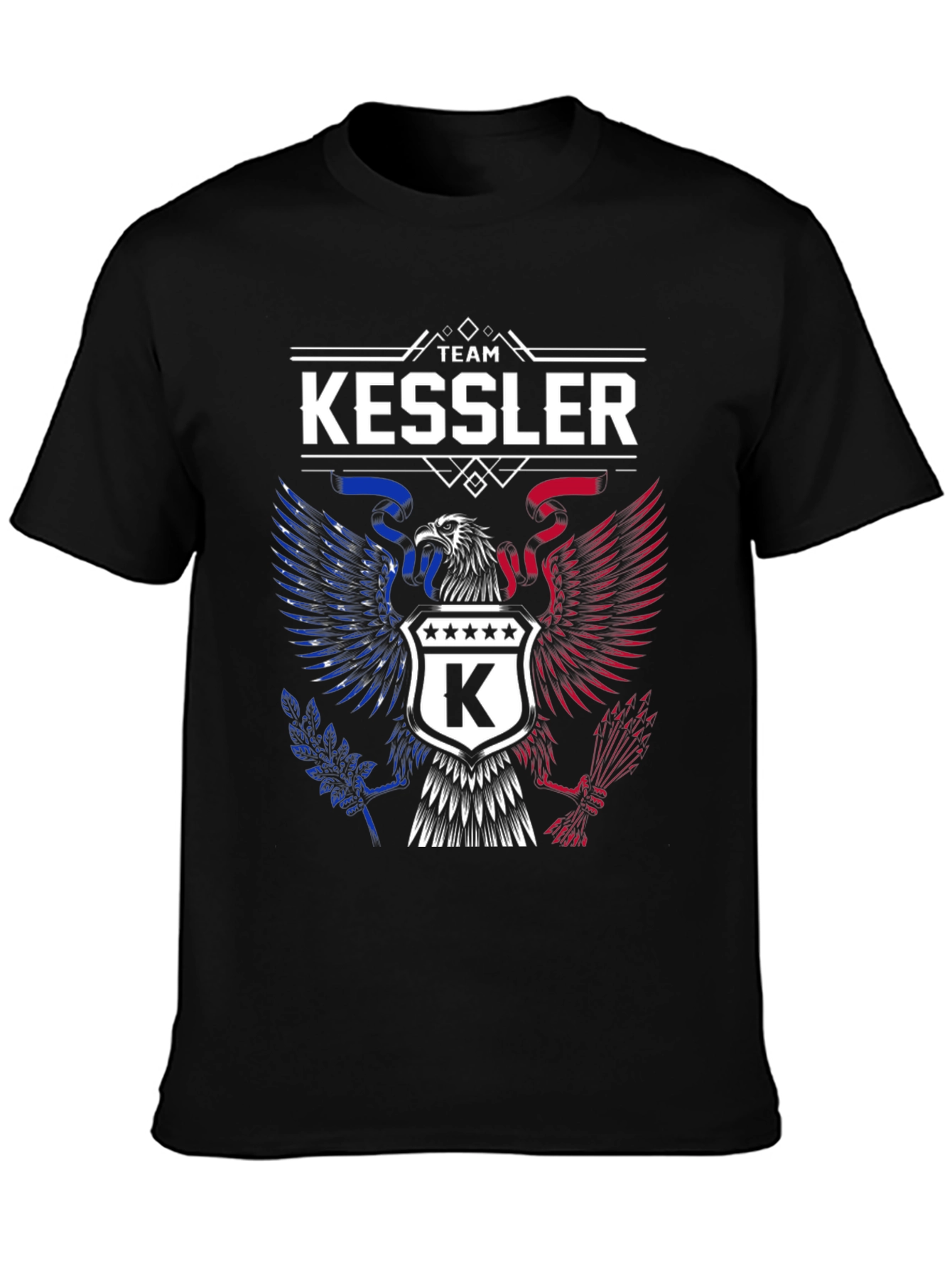 Team Kessler T-Shirt - Patriotic Eagle Design