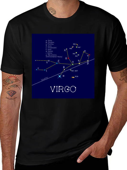 Virgo Constellation Graphic Tee - Zodiac Astronomy Shirt
