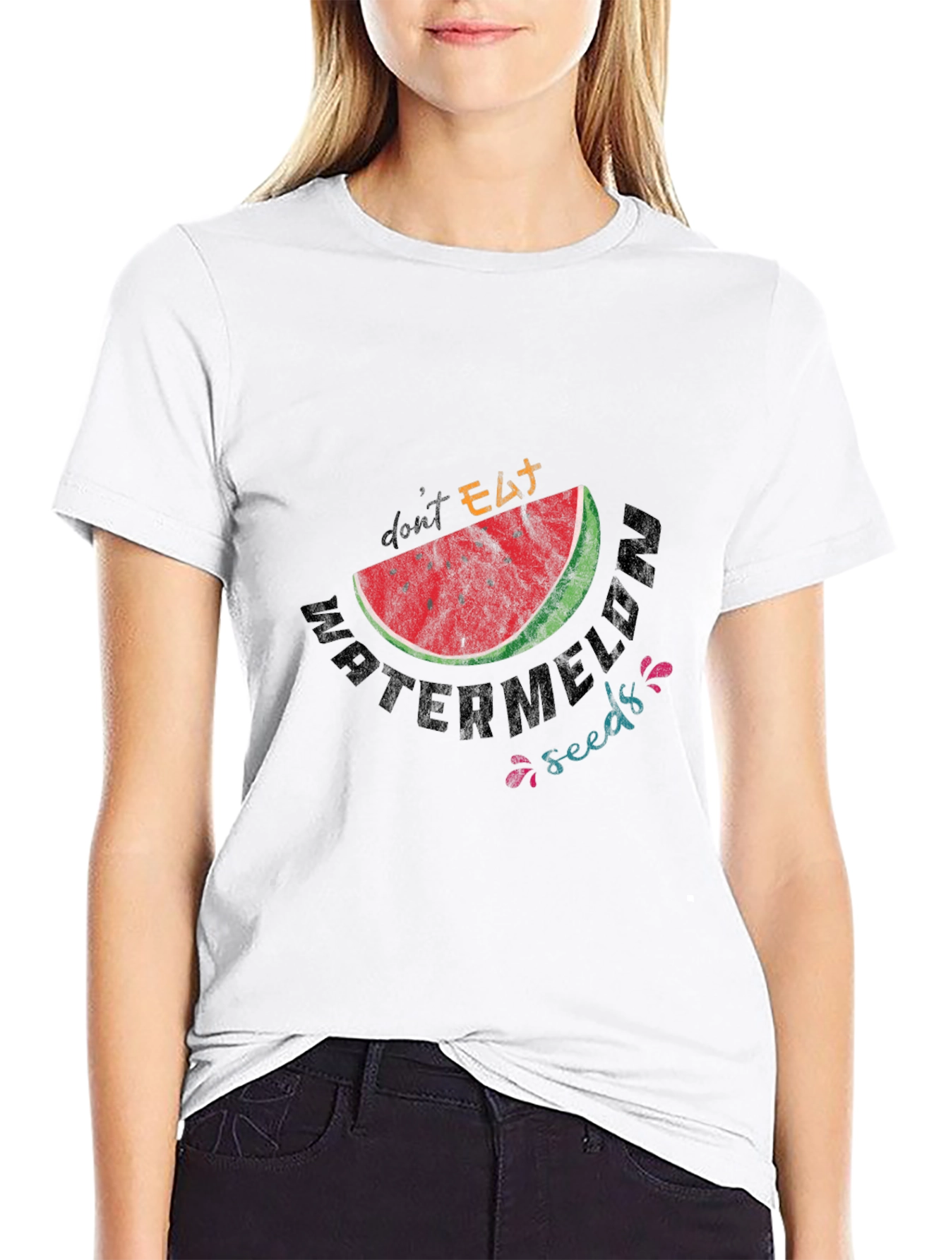 Dont Eat Watermelon Seeds Graphic Tee