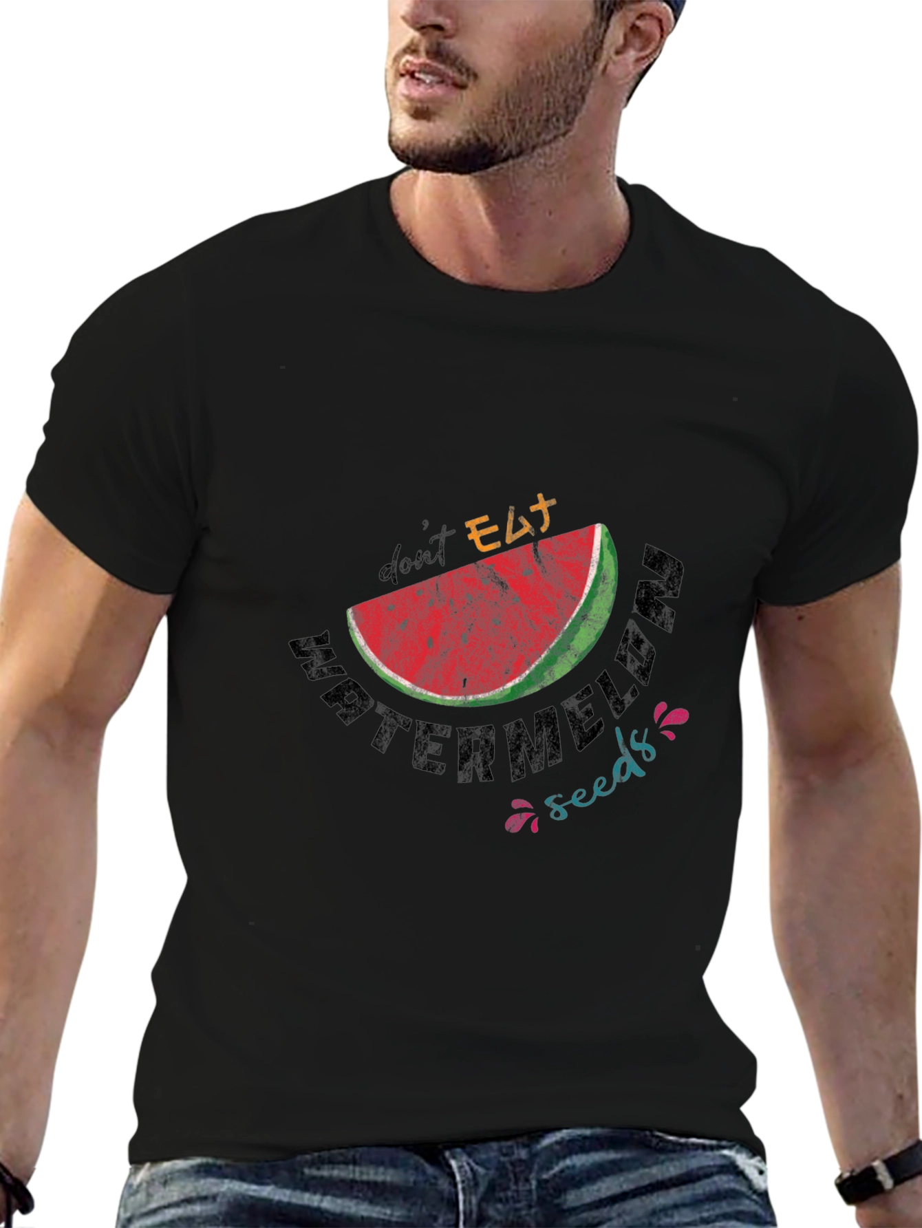 Dont Eat Watermelon Seeds Graphic Tee