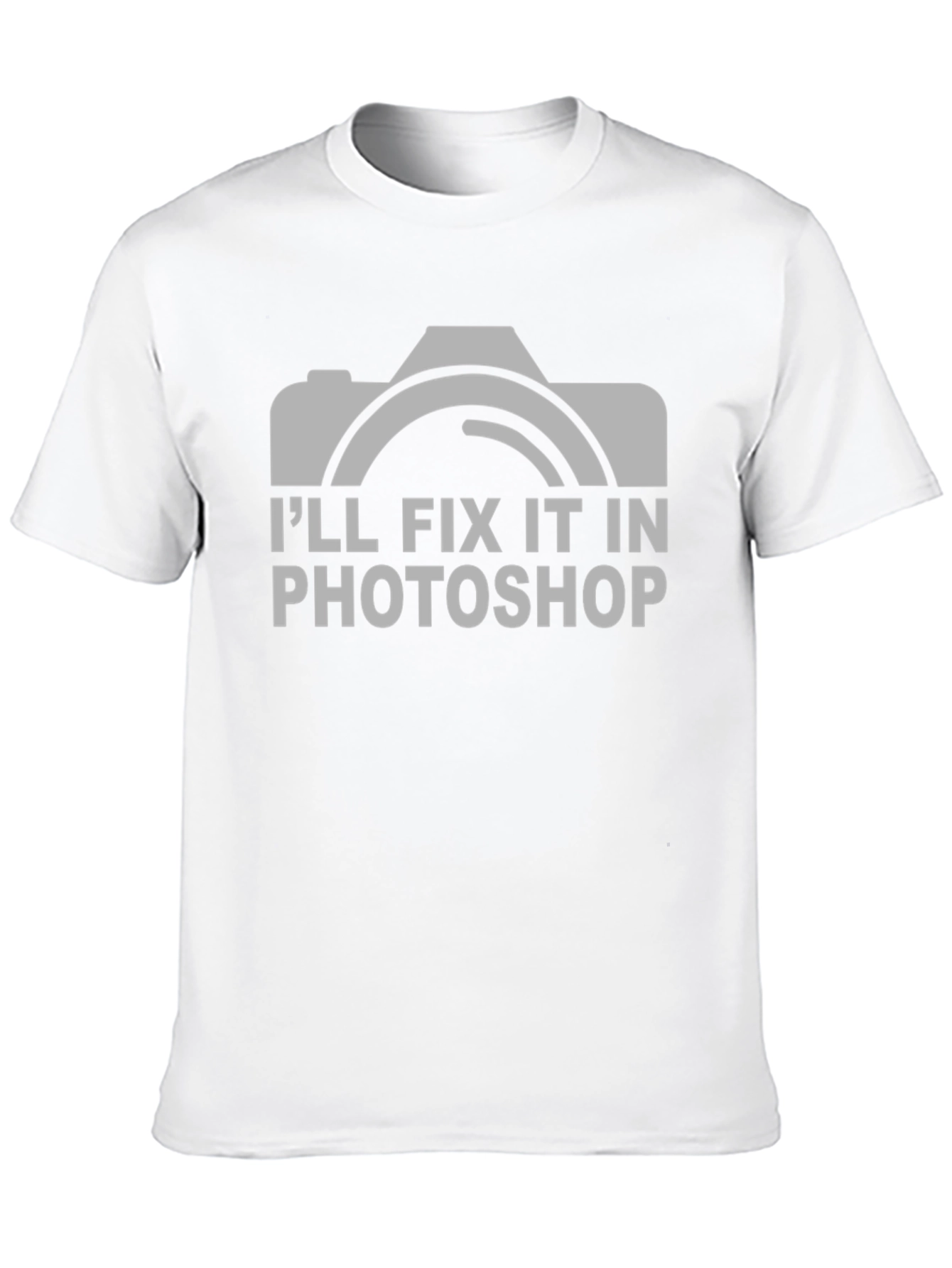 Ill Fix It In Photoshop Black T-Shirt
