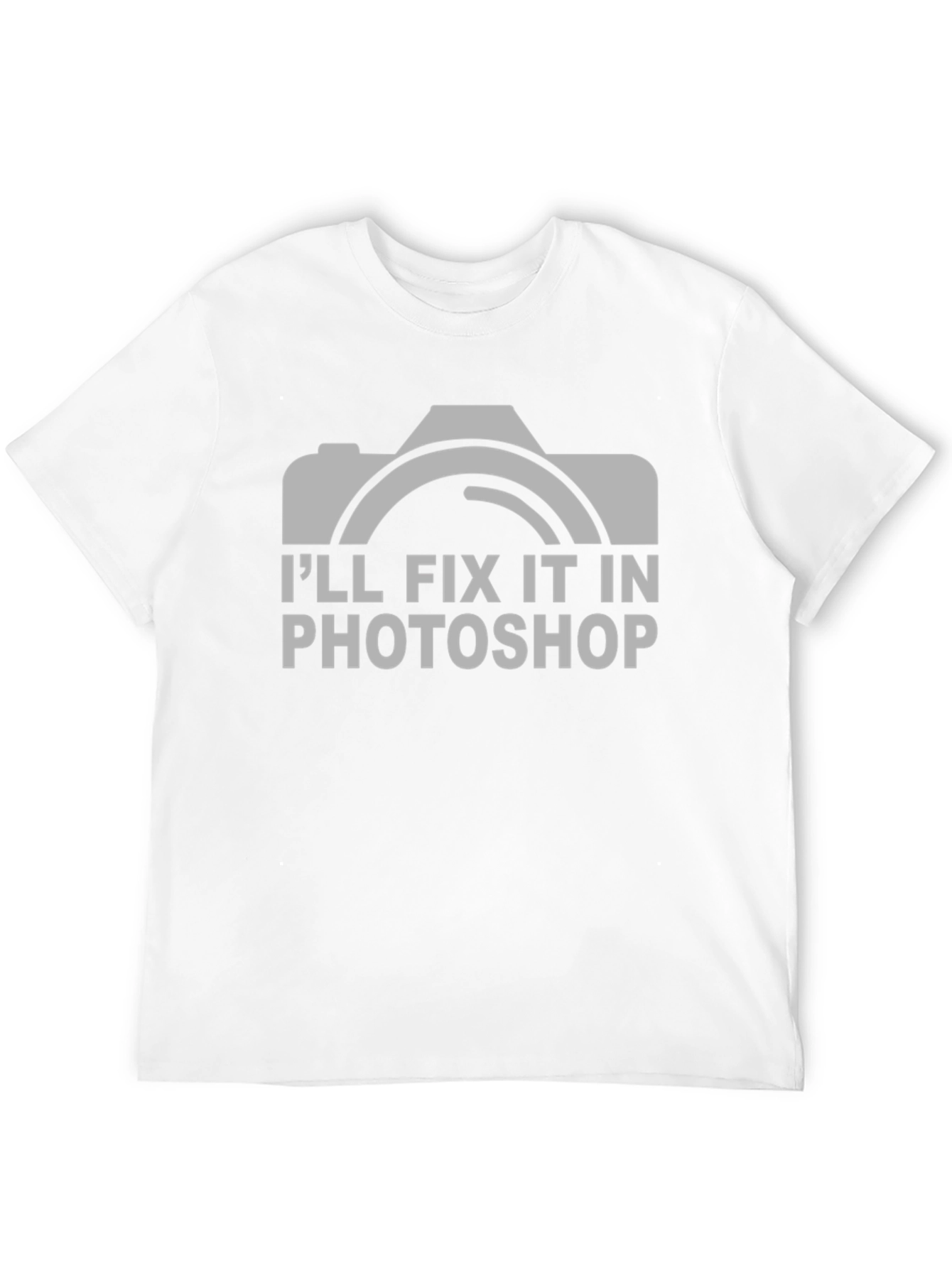 Ill Fix It In Photoshop Black T-Shirt
