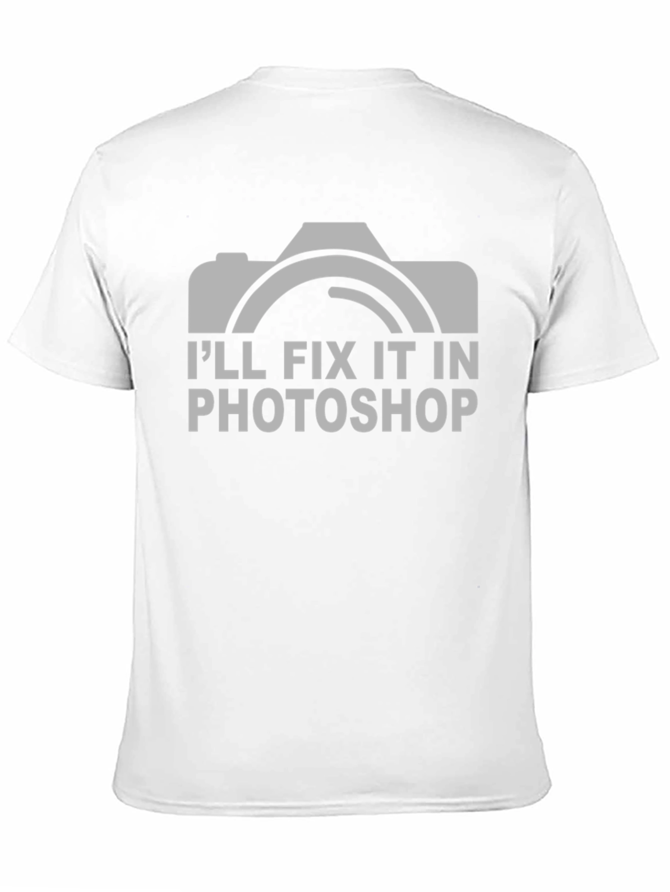 Ill Fix It In Photoshop Black T-Shirt