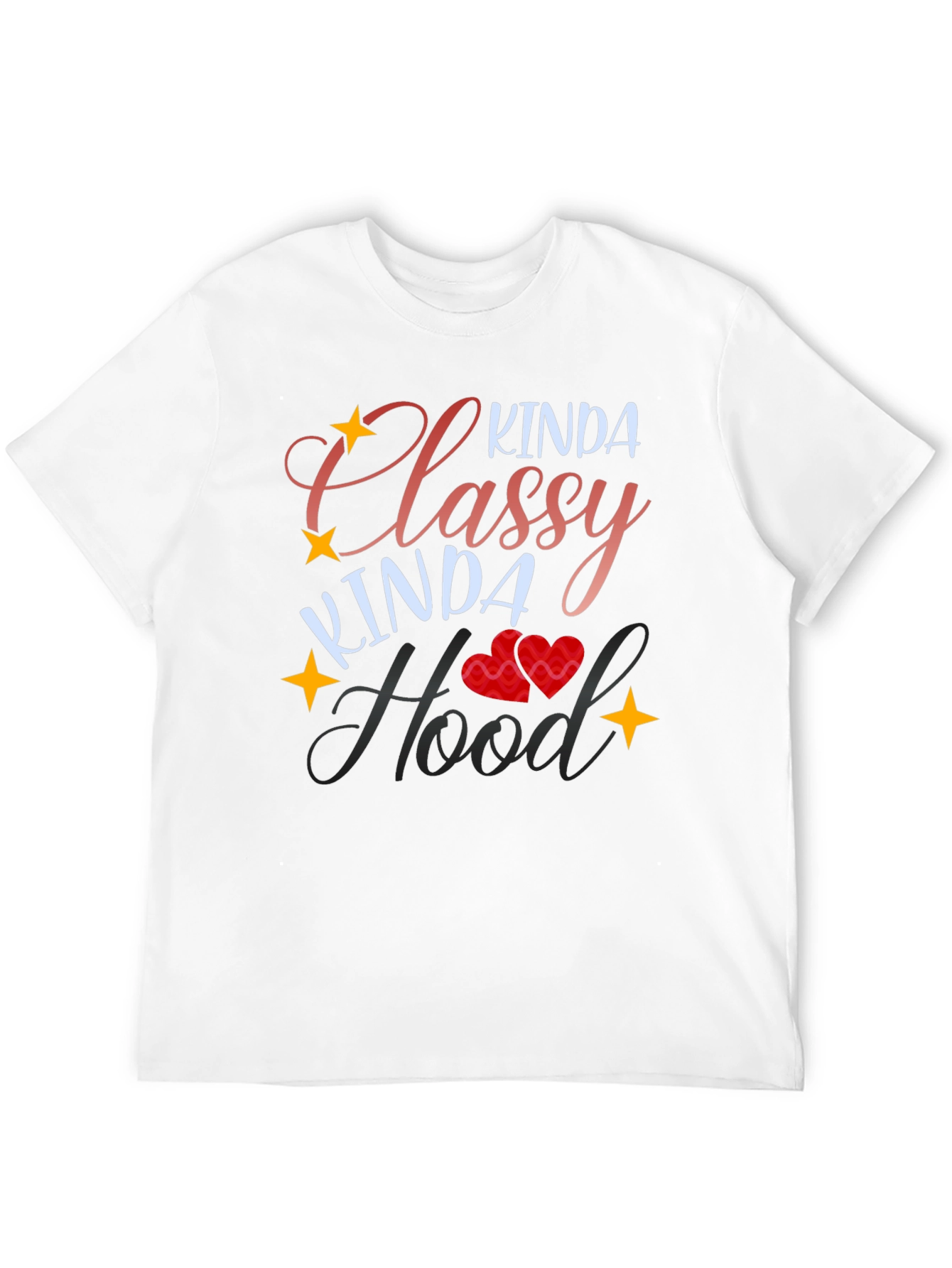 Kinda Classy Kinda Hood Black T-Shirt