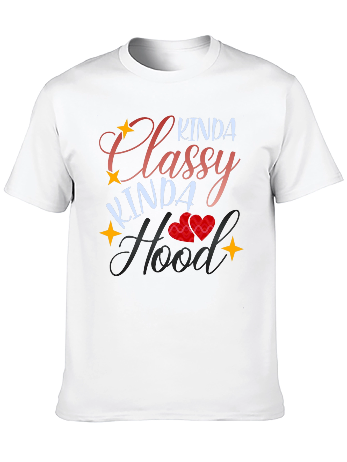 Kinda Classy Kinda Hood Black T-Shirt