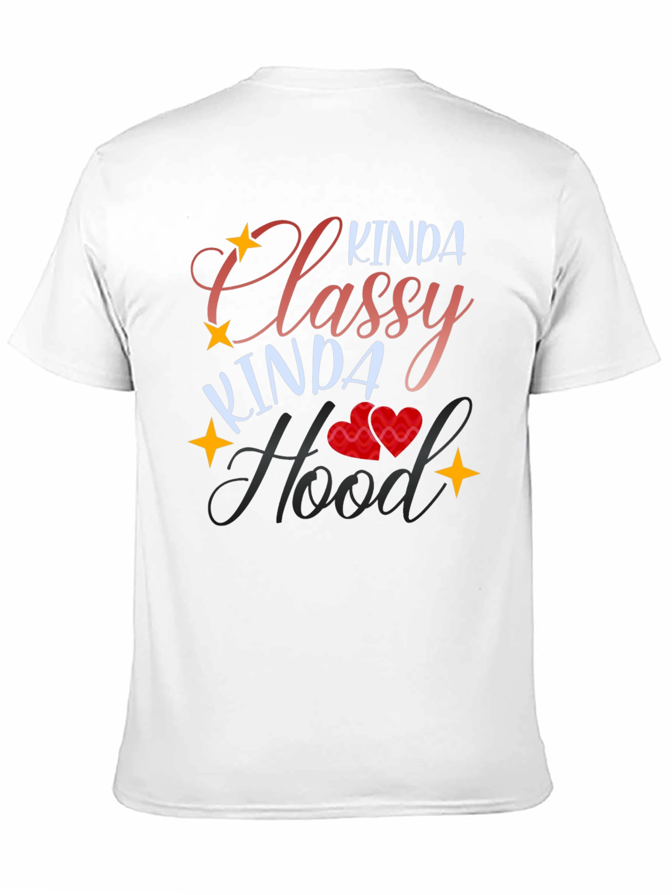 Kinda Classy Kinda Hood Black T-Shirt