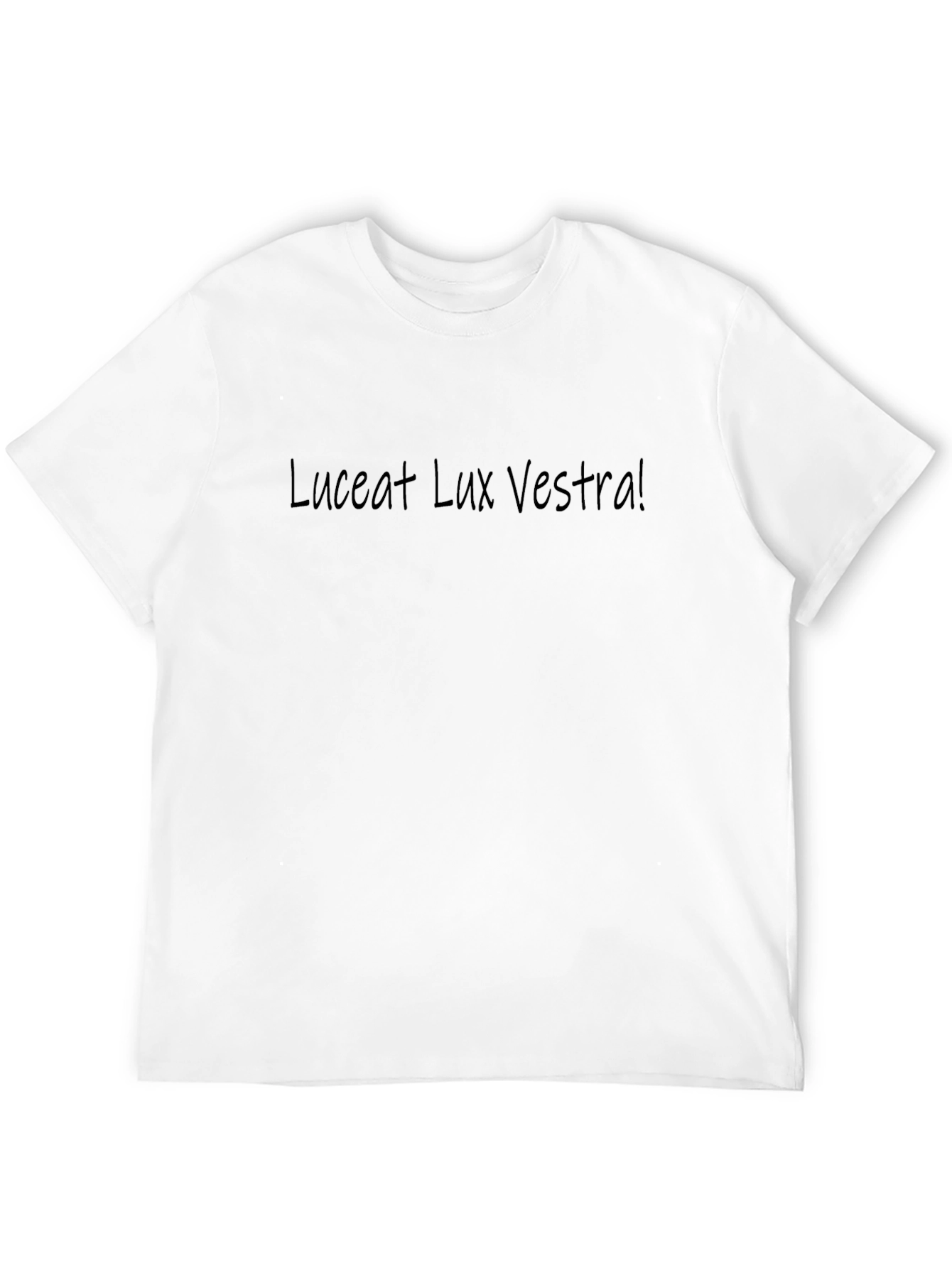 Luceat Lux Vestra Black T-Shirt