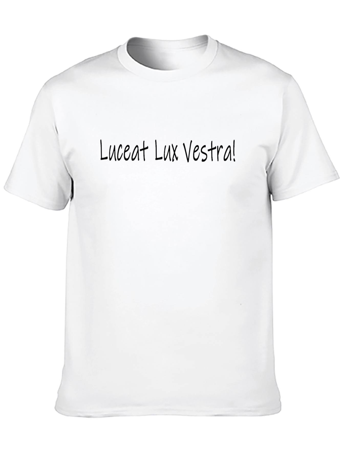 Luceat Lux Vestra Black T-Shirt