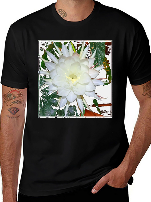 Floral Graphic Tee - Queen of the Night Flower