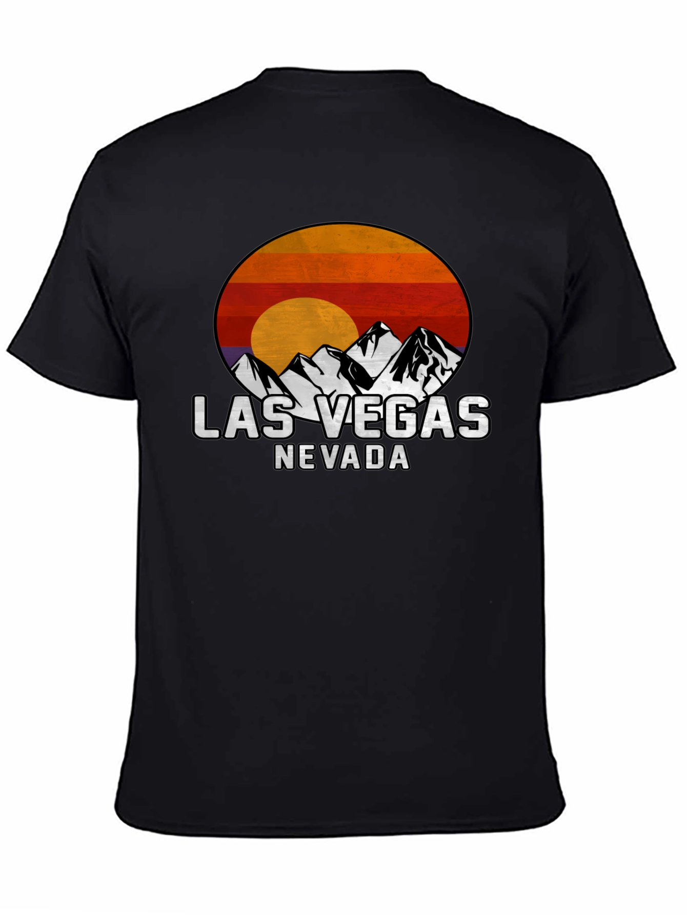 Las Vegas Nevada Mountain Sunset Graphic Tee