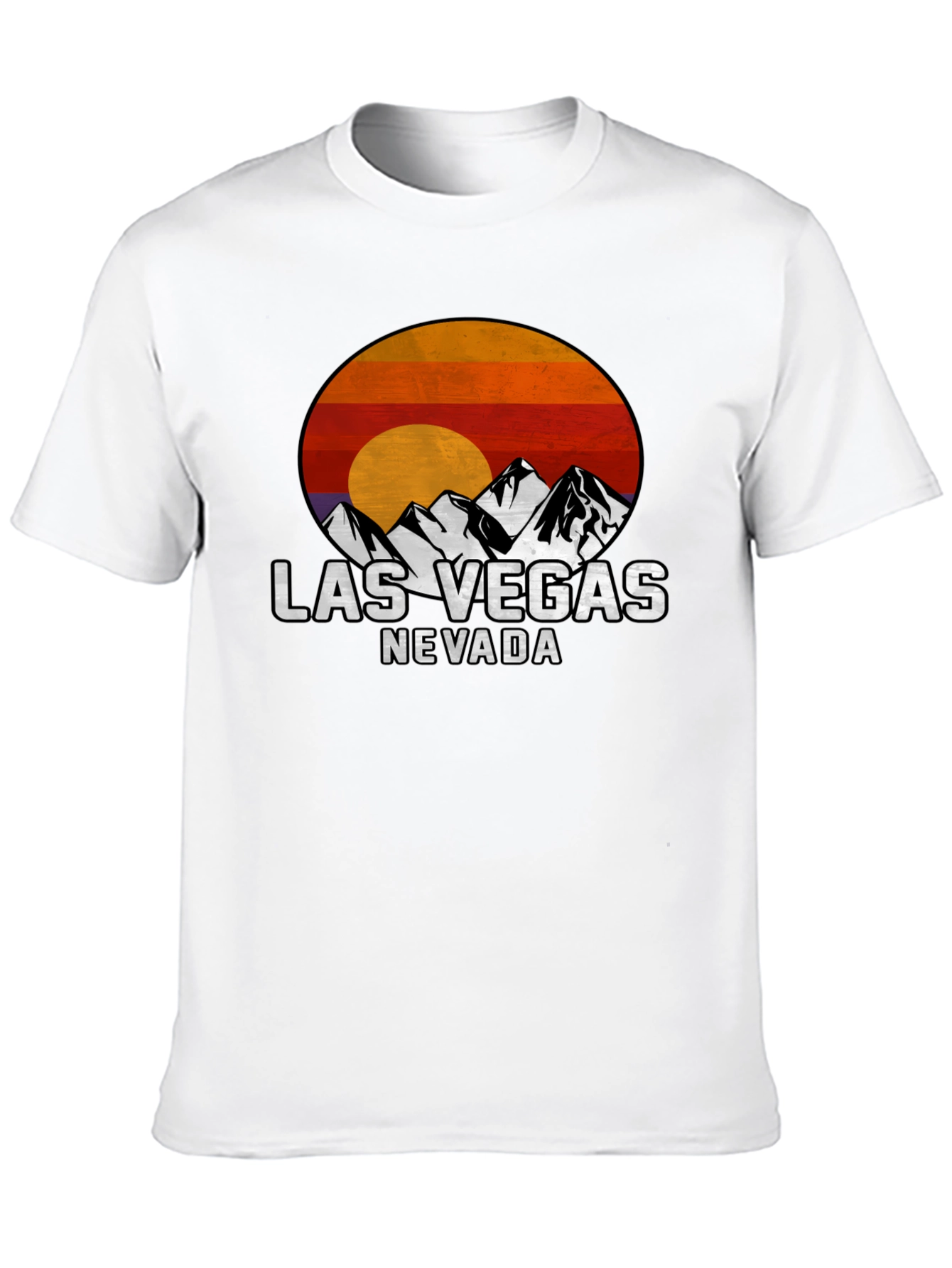 Las Vegas Nevada Mountain Sunset Graphic Tee