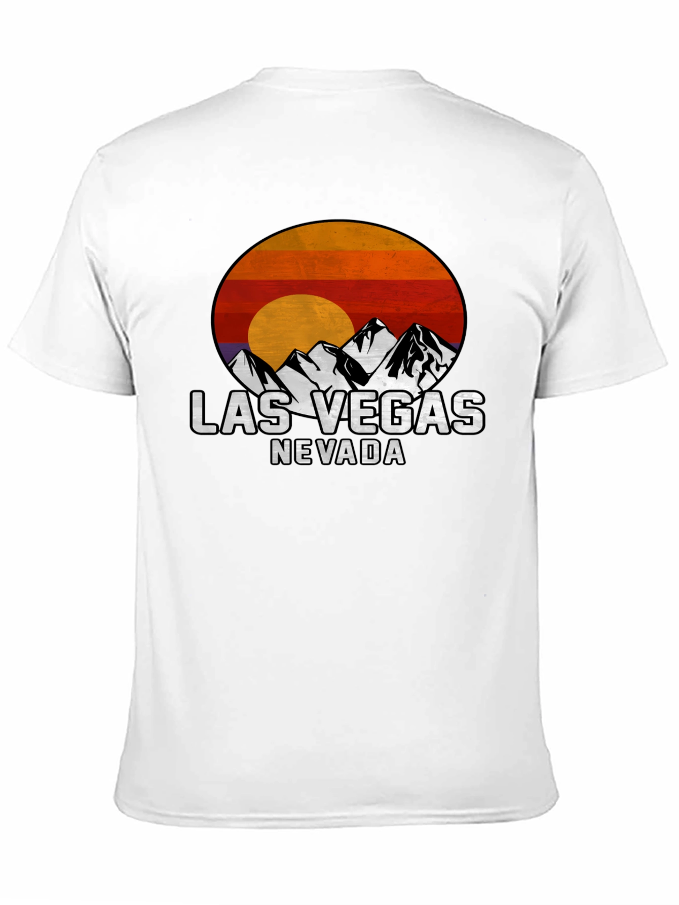 Las Vegas Nevada Mountain Sunset Graphic Tee