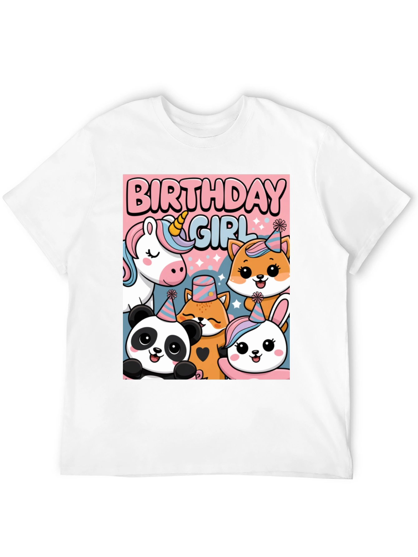 Birthday Girl Animal Party T-Shirt