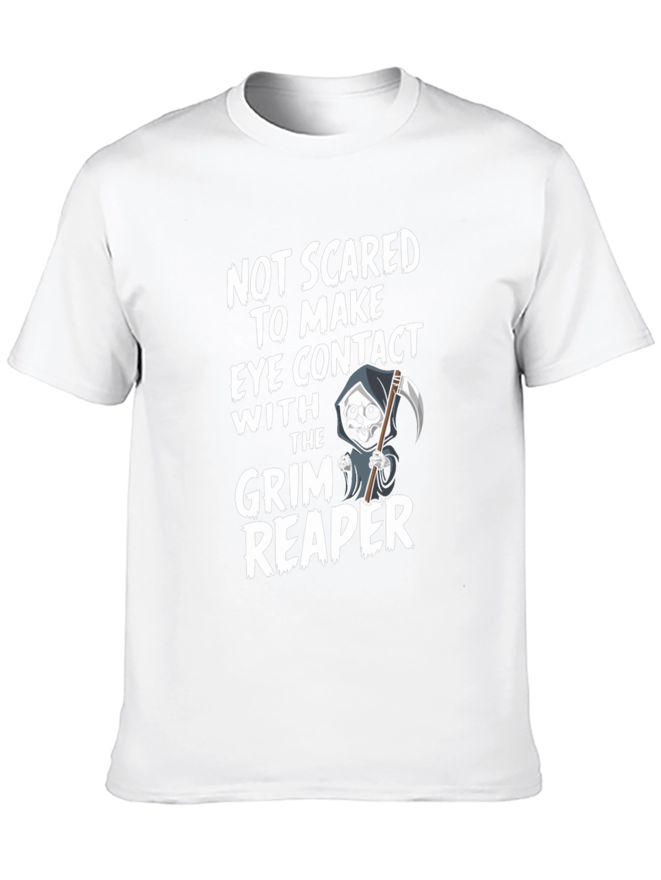 Grim Reaper Graphic T-Shirt - Halloween Spooky Tee