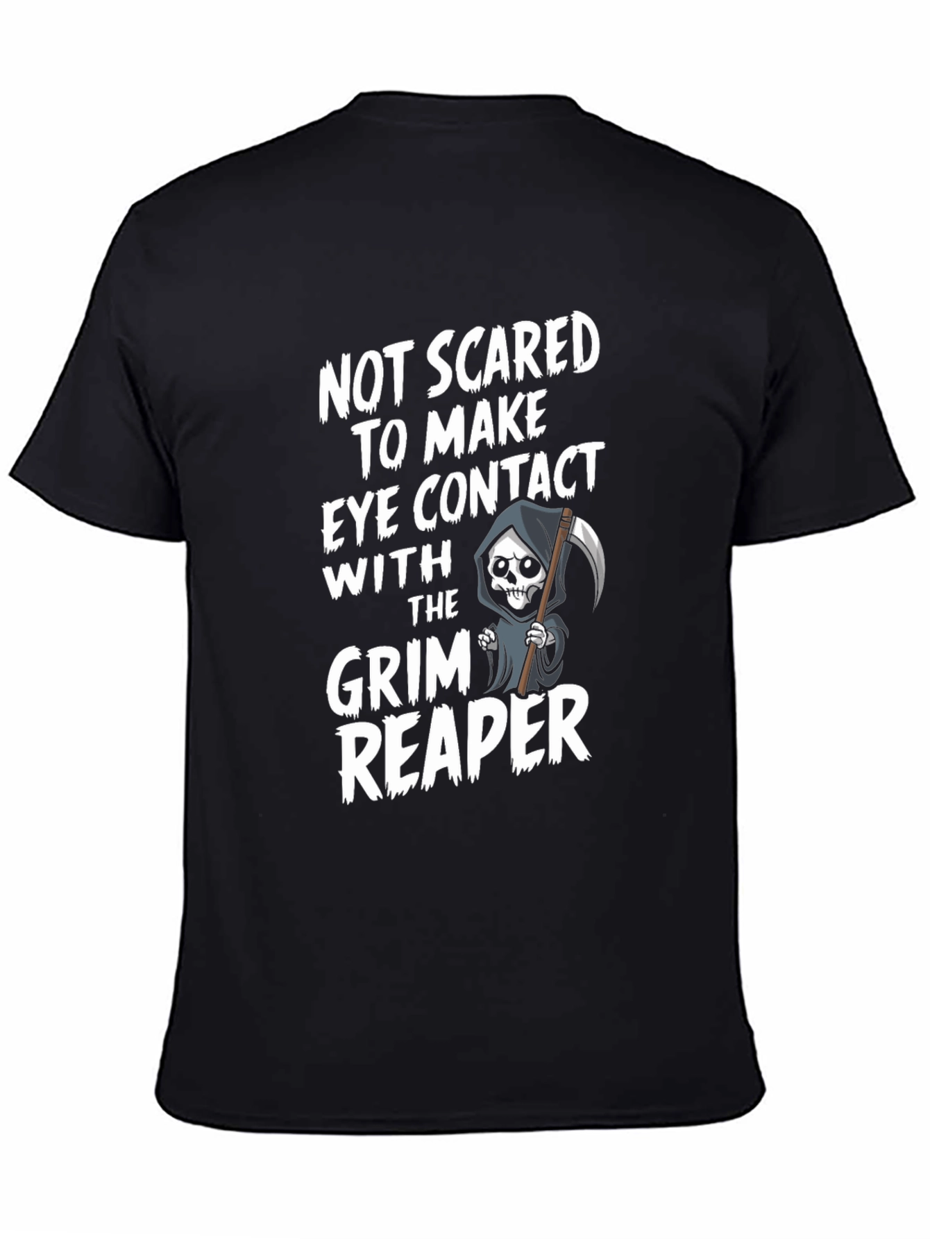 Grim Reaper Graphic T-Shirt - Halloween Spooky Tee