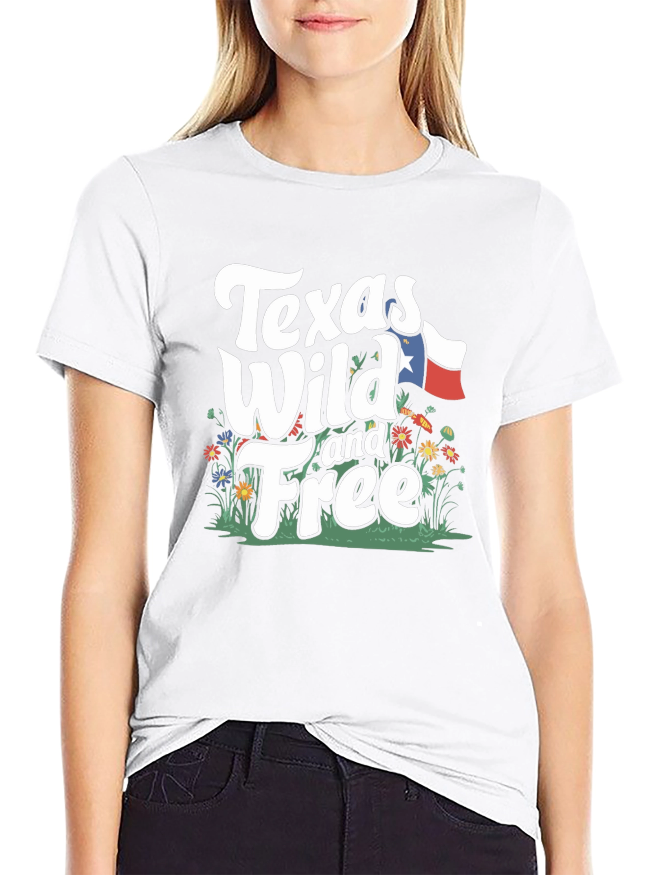 Texas Wild and Free Graphic T-Shirt