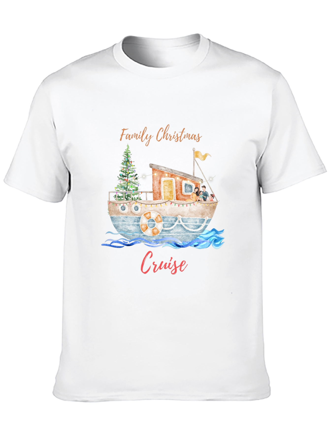 Family Christmas Cruise Graphic Tee