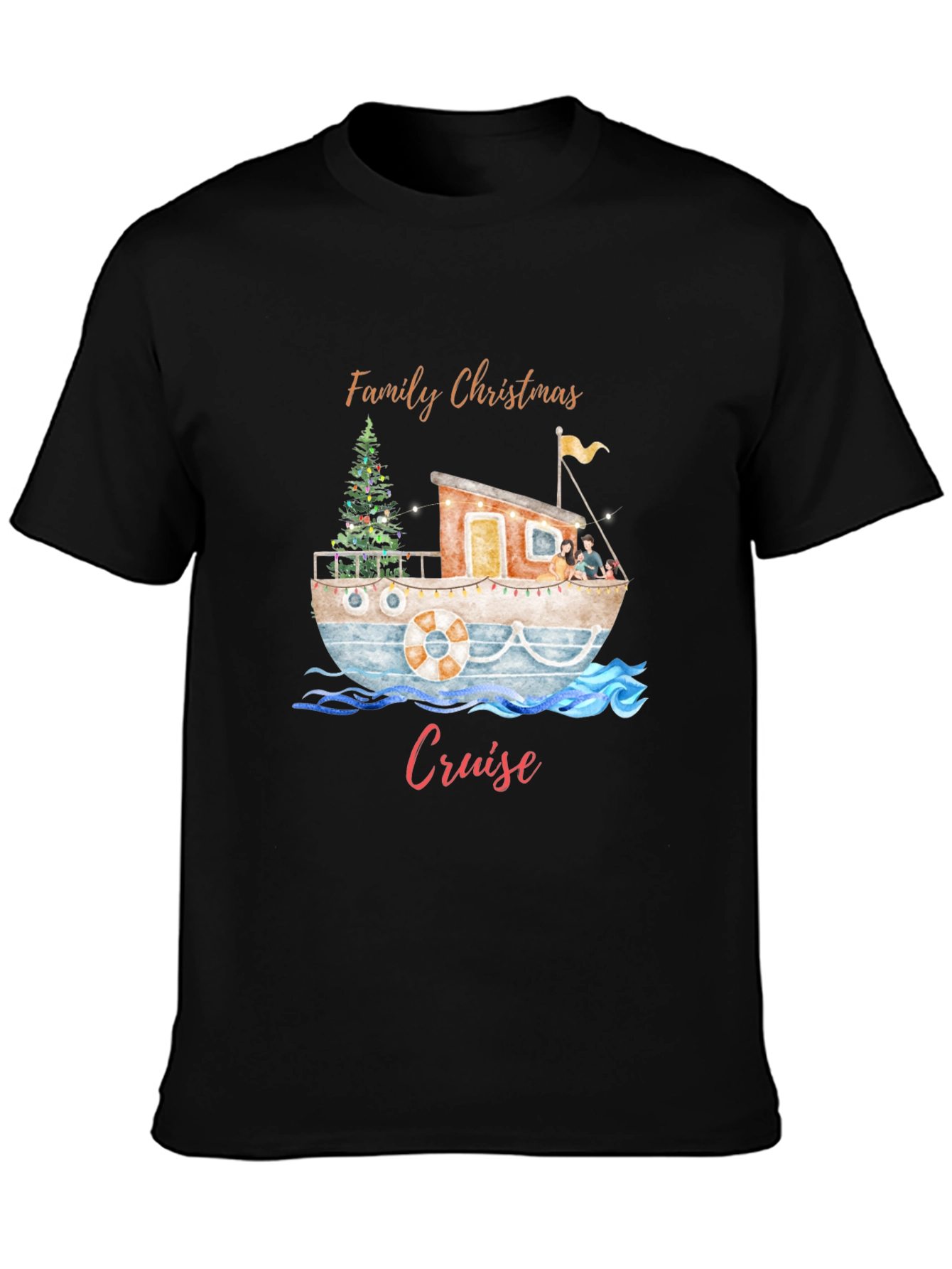 Family Christmas Cruise Graphic Tee