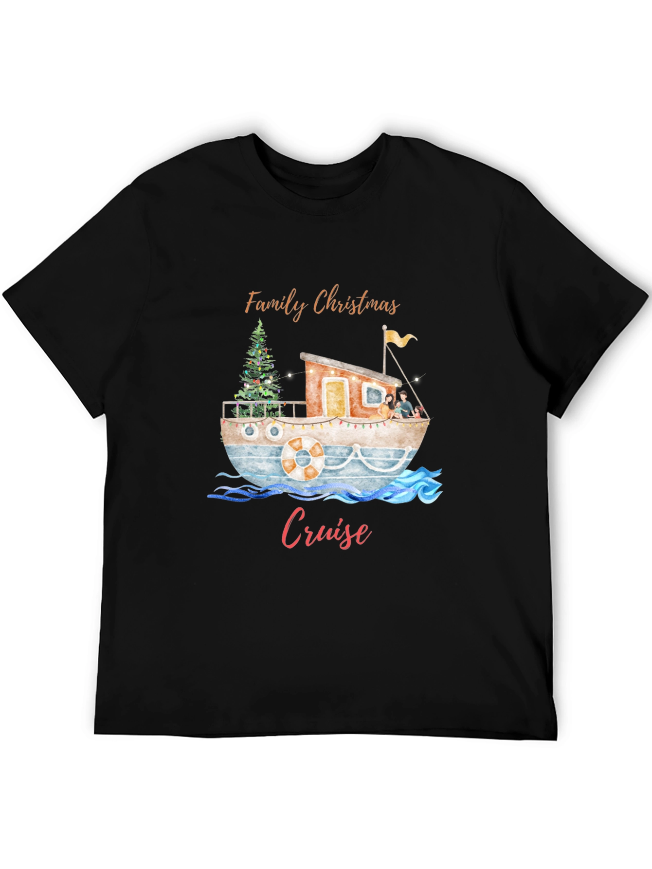 Family Christmas Cruise Graphic Tee