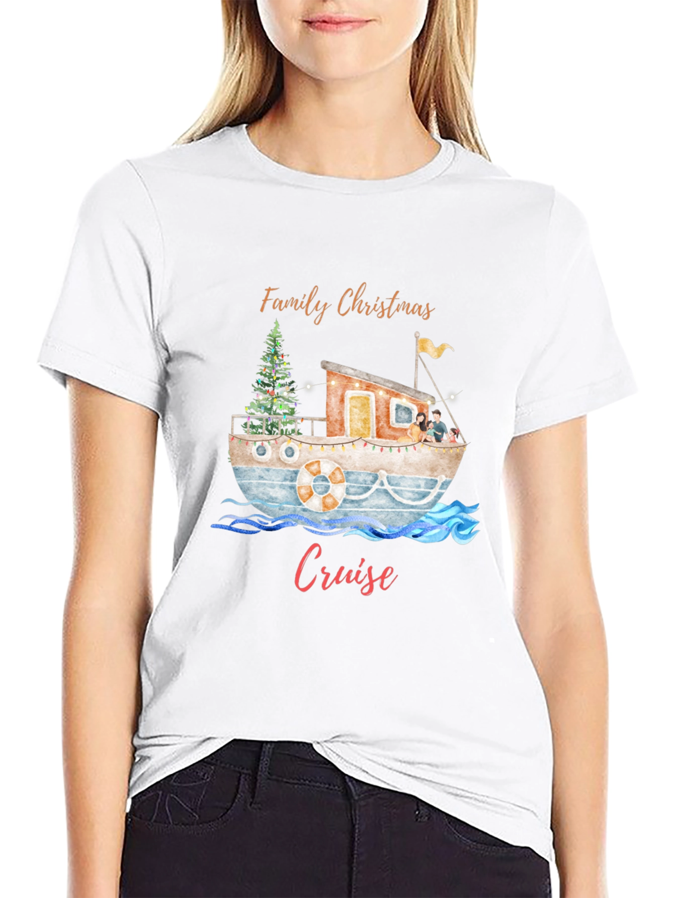 Family Christmas Cruise Graphic Tee