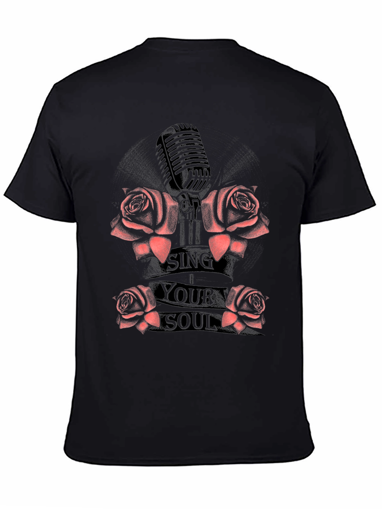 Sing Your Soul Graphic Tee - Black