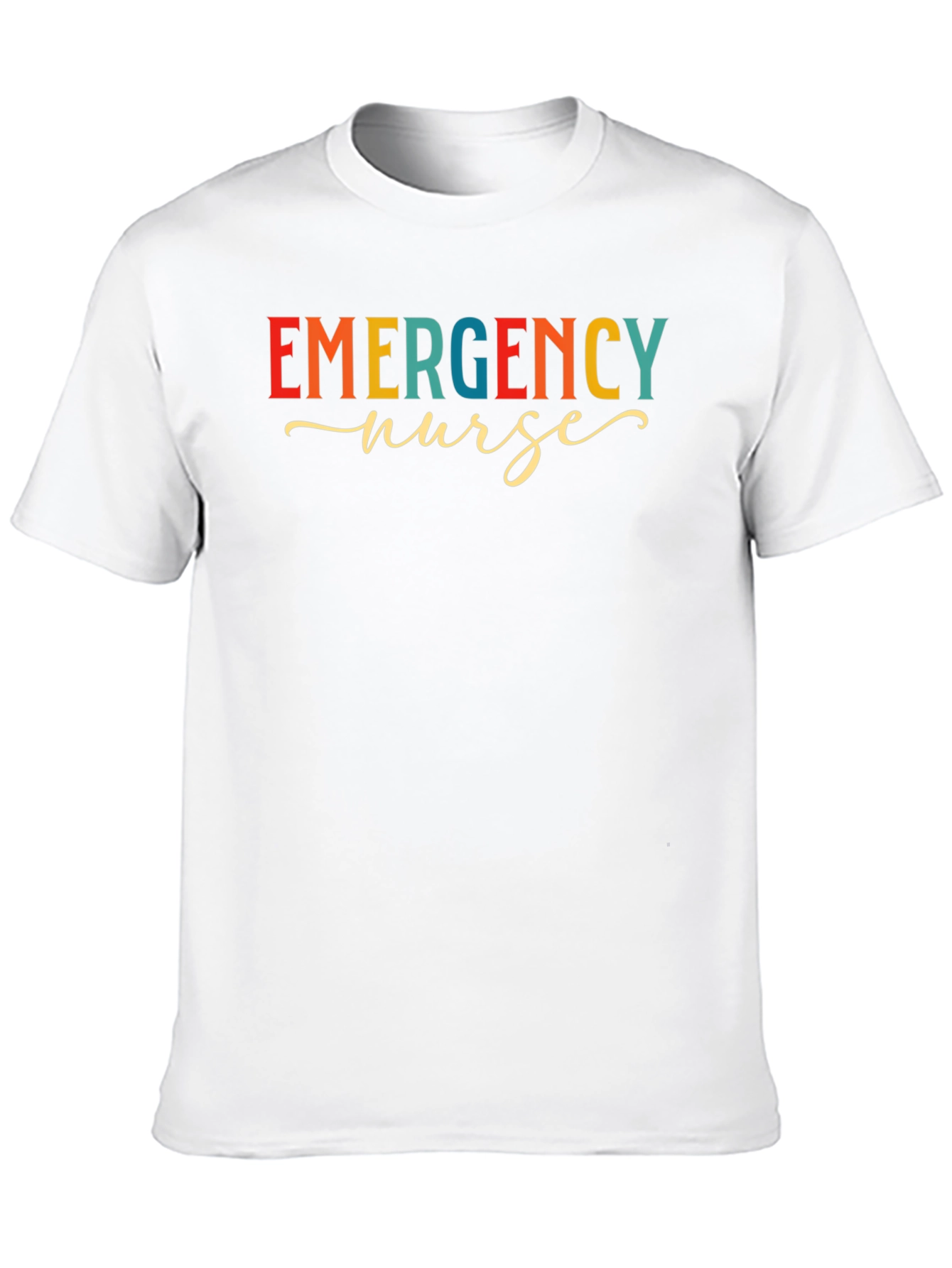 Emergency Nurse Graphic T-Shirt - Black