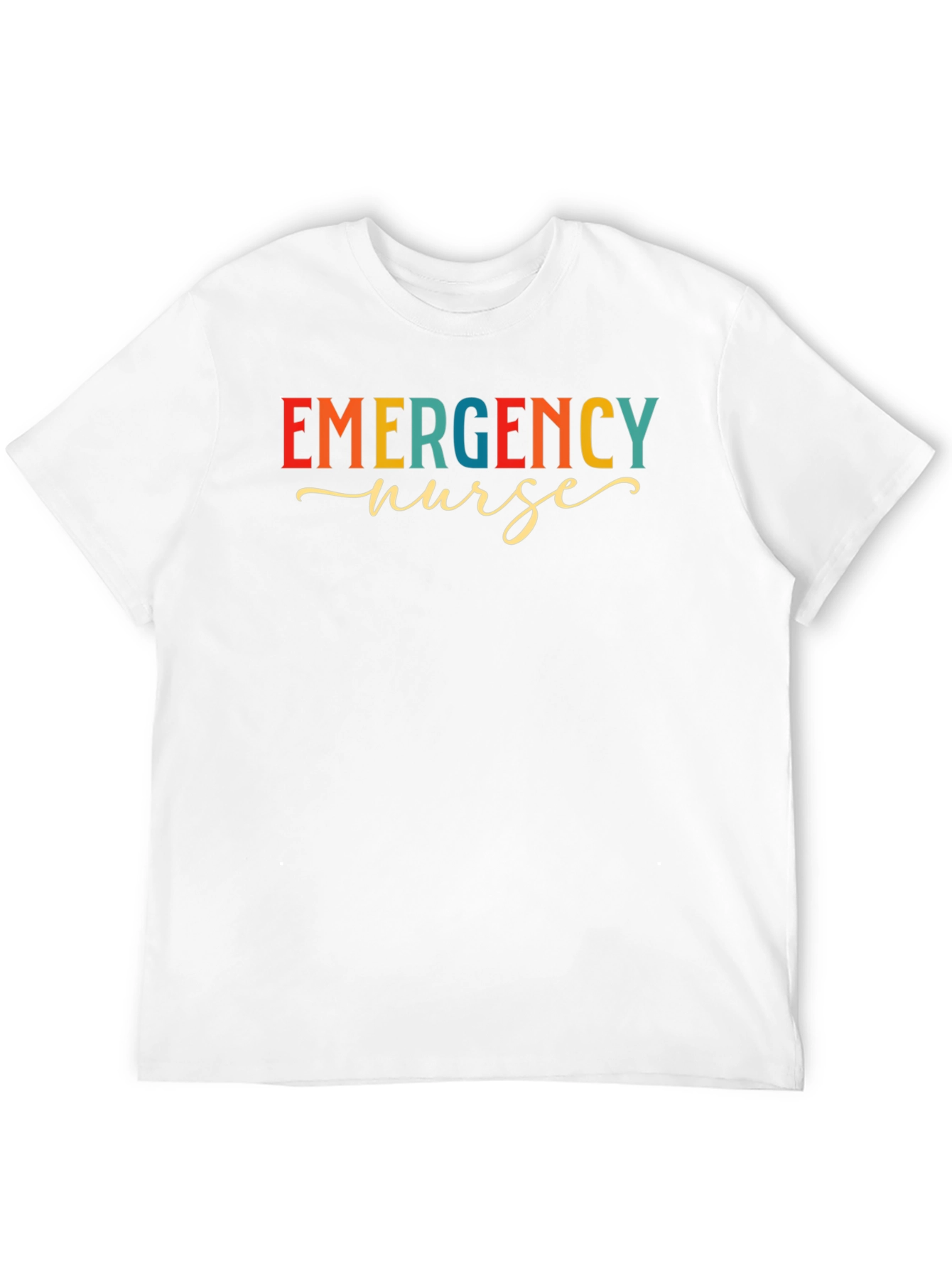Emergency Nurse Graphic T-Shirt - Black