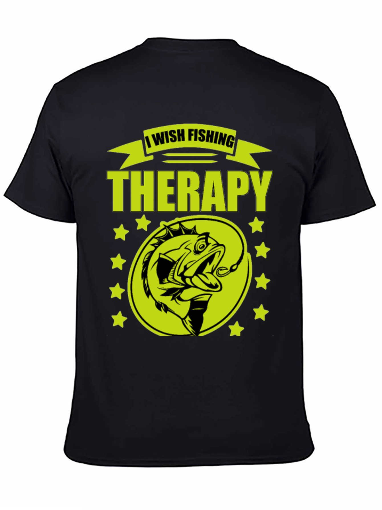 Fishing Therapy Graphic T-Shirt