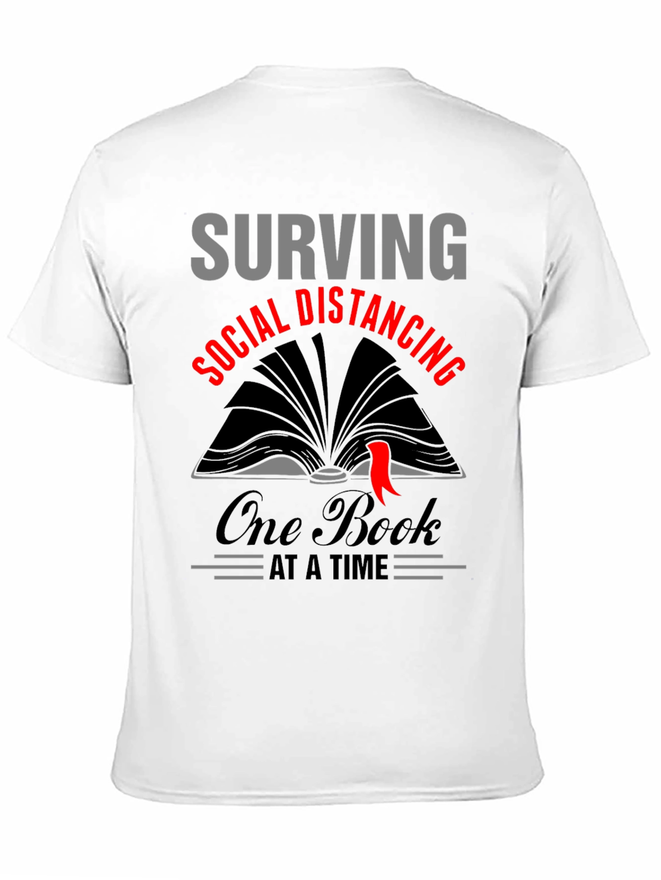 Surviving Social Distancing Book Lover T-Shirt