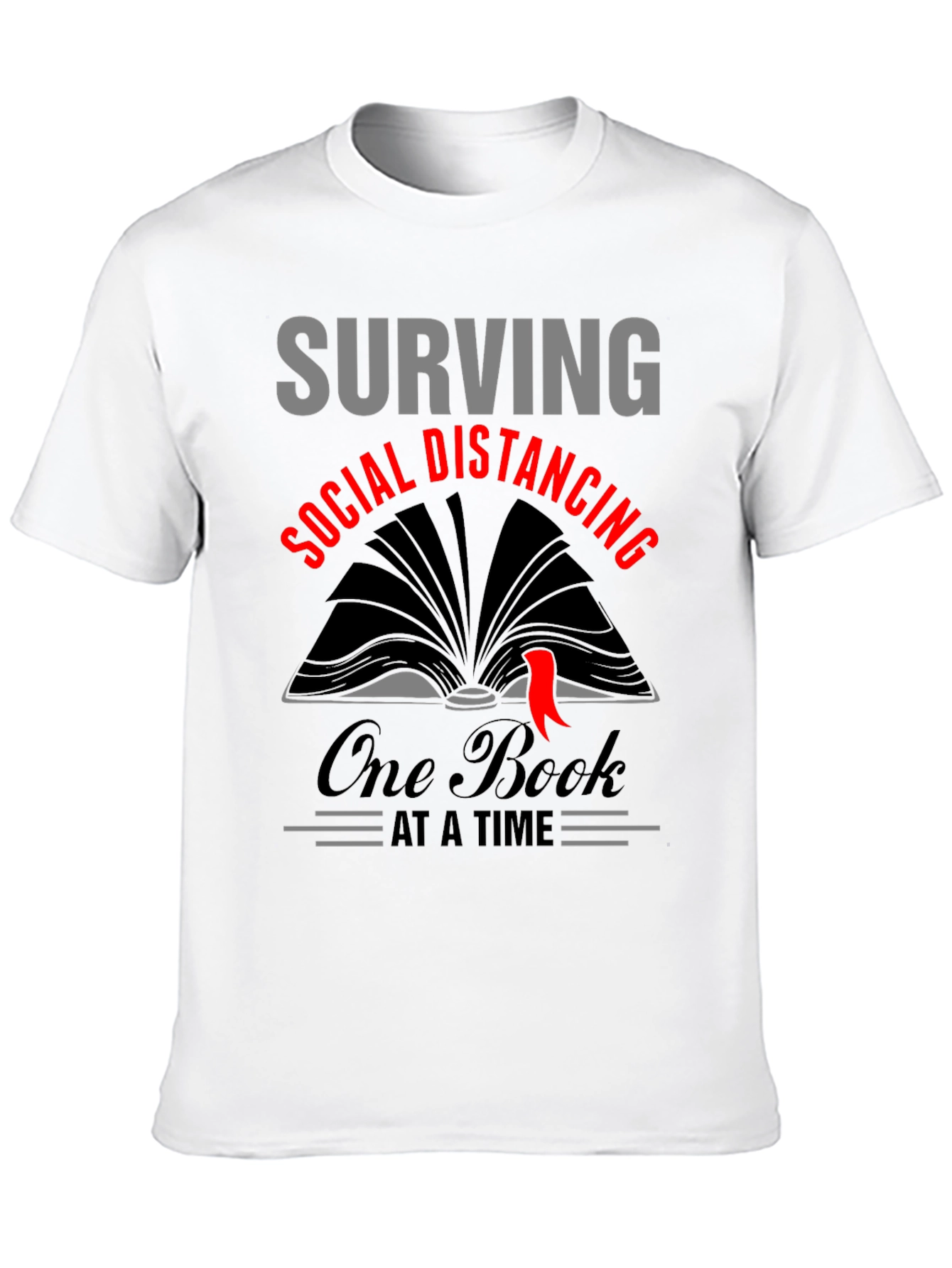 Surviving Social Distancing Book Lover T-Shirt