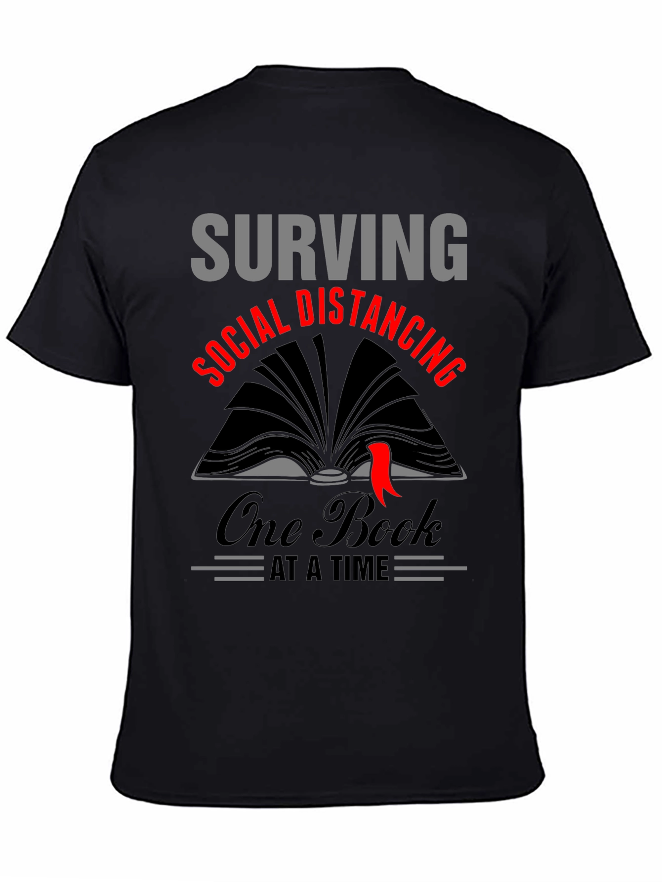 Surviving Social Distancing Book Lover T-Shirt