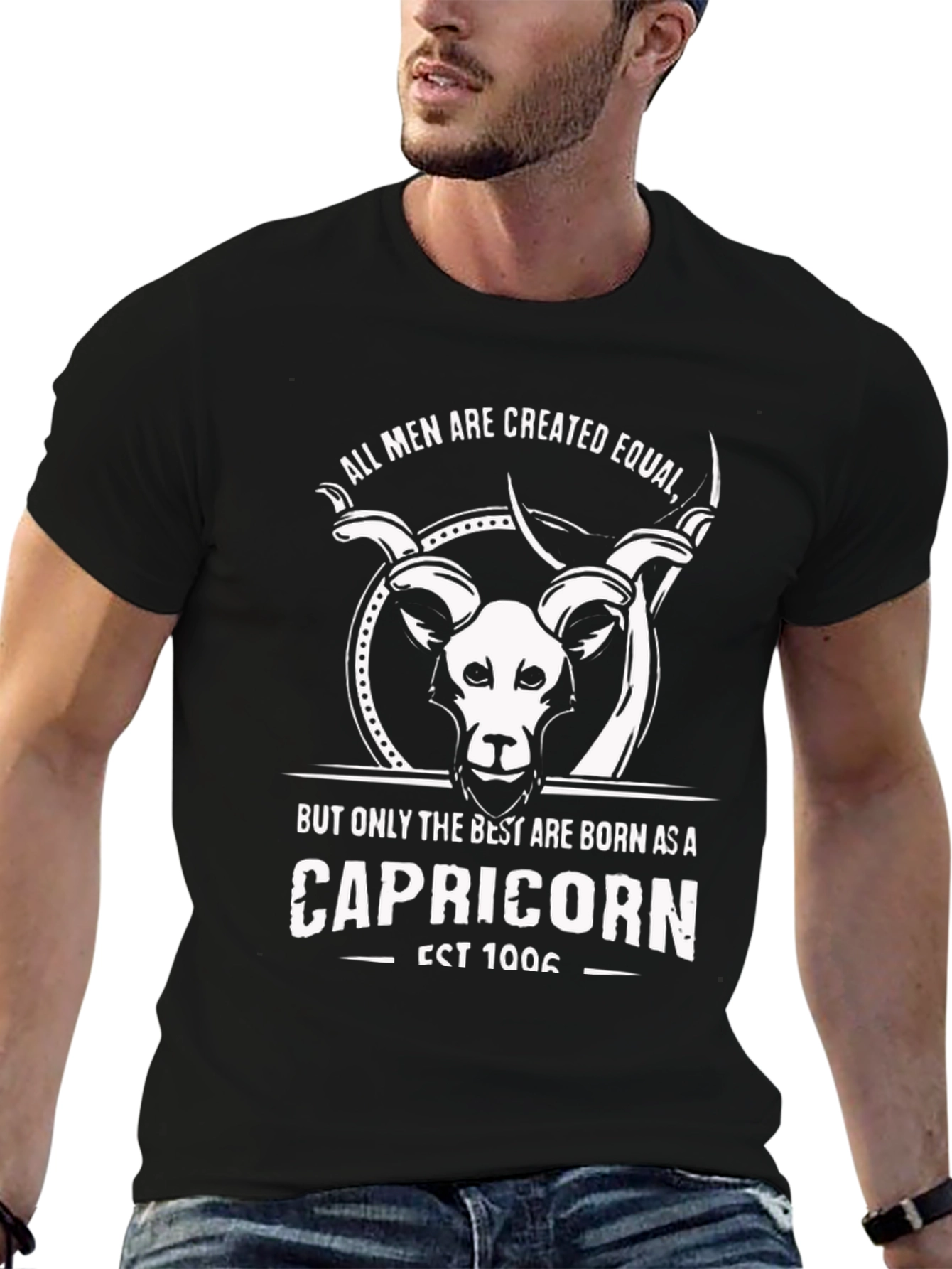 Capricorn Zodiac Sign Graphic T-Shirt