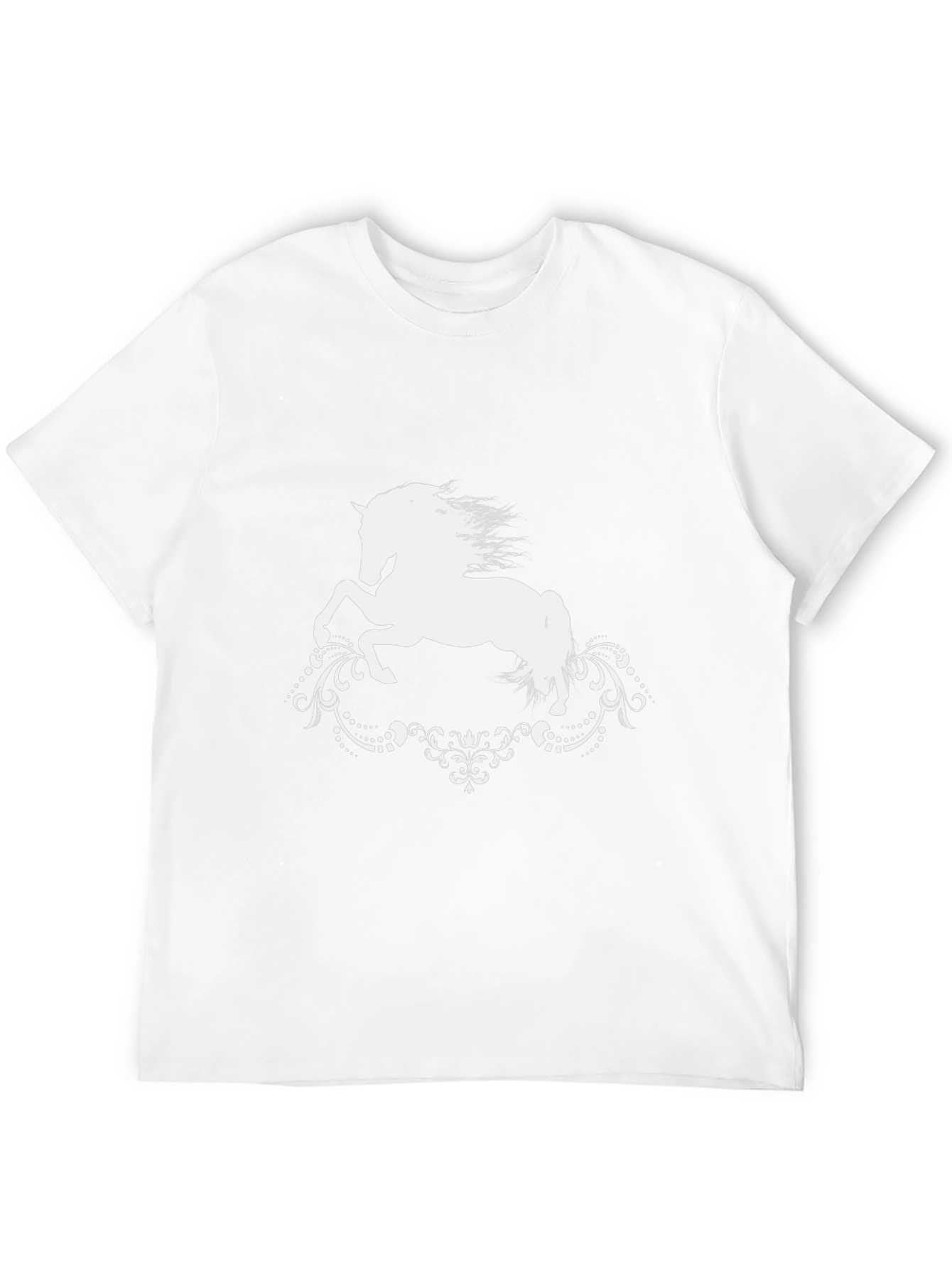 Black Horse Silhouette Graphic Tee